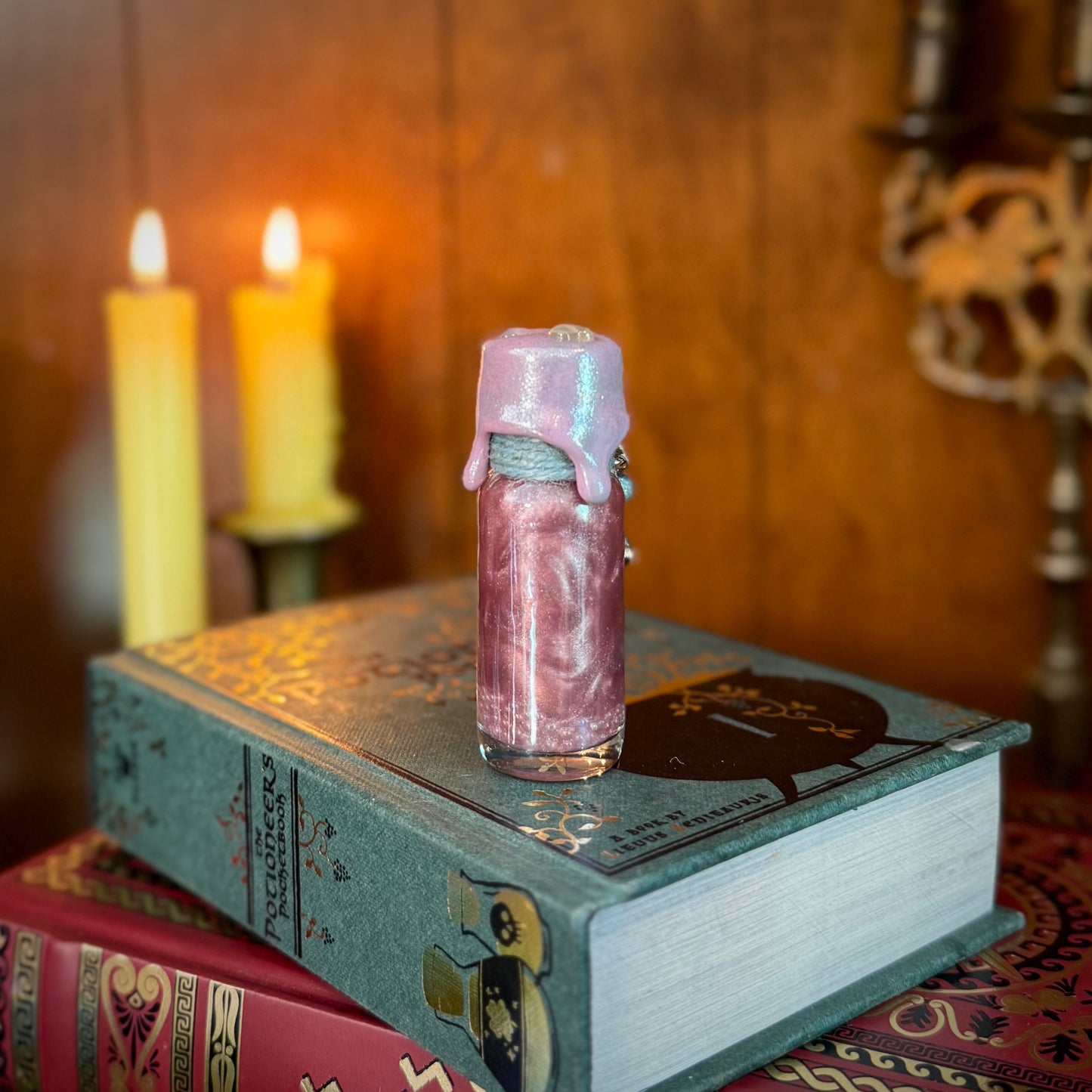 True to Self, A Blue to Pink Color Change Mini Potion Bottle Fidget