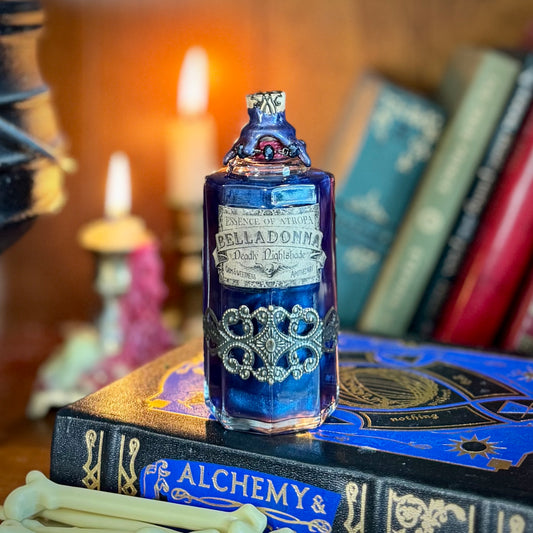 Essence of Belladonna, Deadly Nightshade, Color Change Potion Bottle