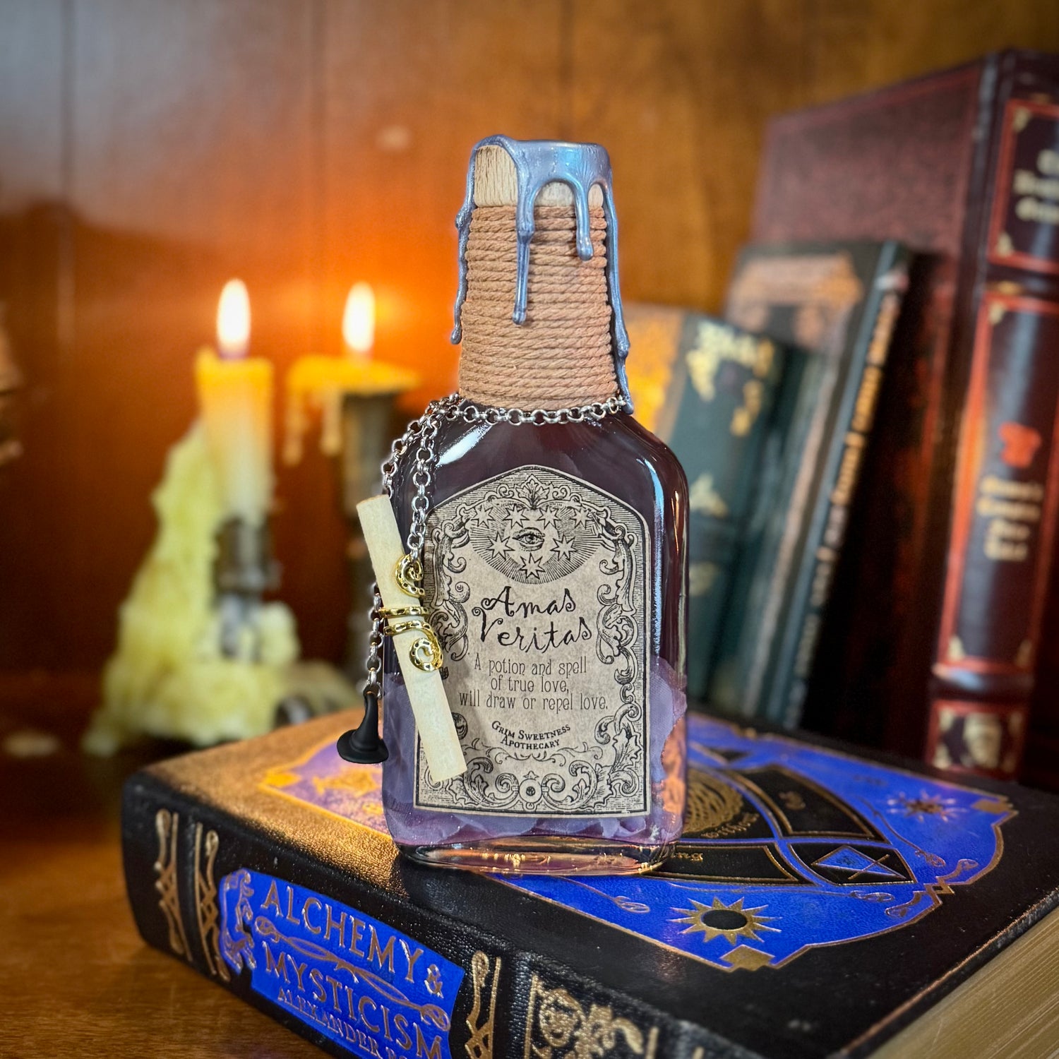 Amas Veritas, A Color Changing Love Potion and Spell Prop