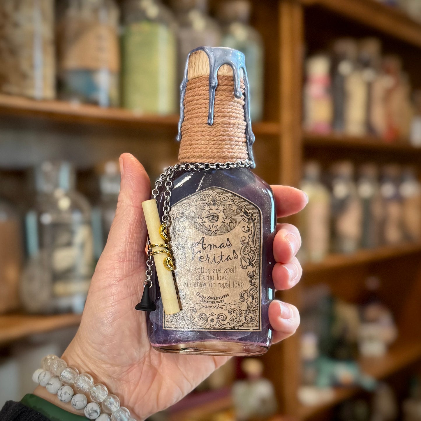 Amas Veritas, A Color Changing Love Potion and Spell Prop