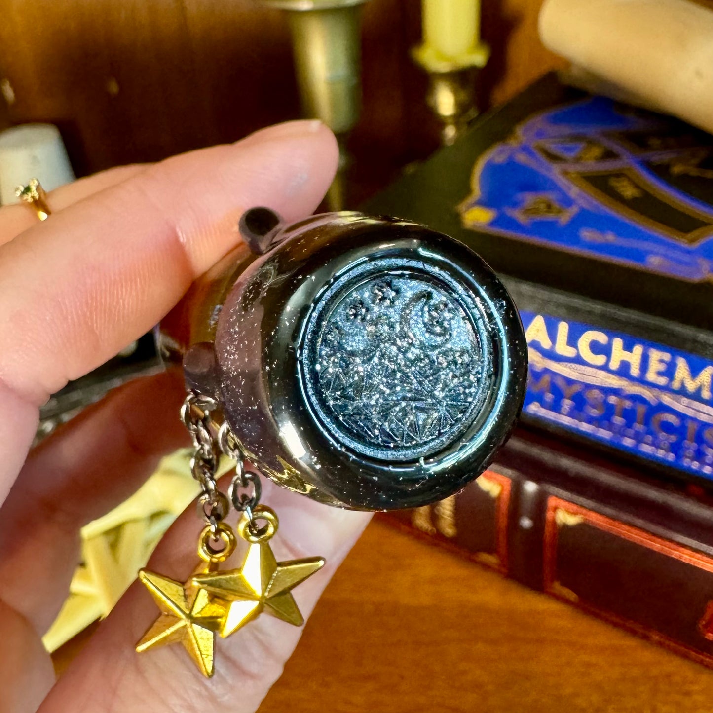 Sun and Moon in Love, A Mini Potion Bottle Fidget