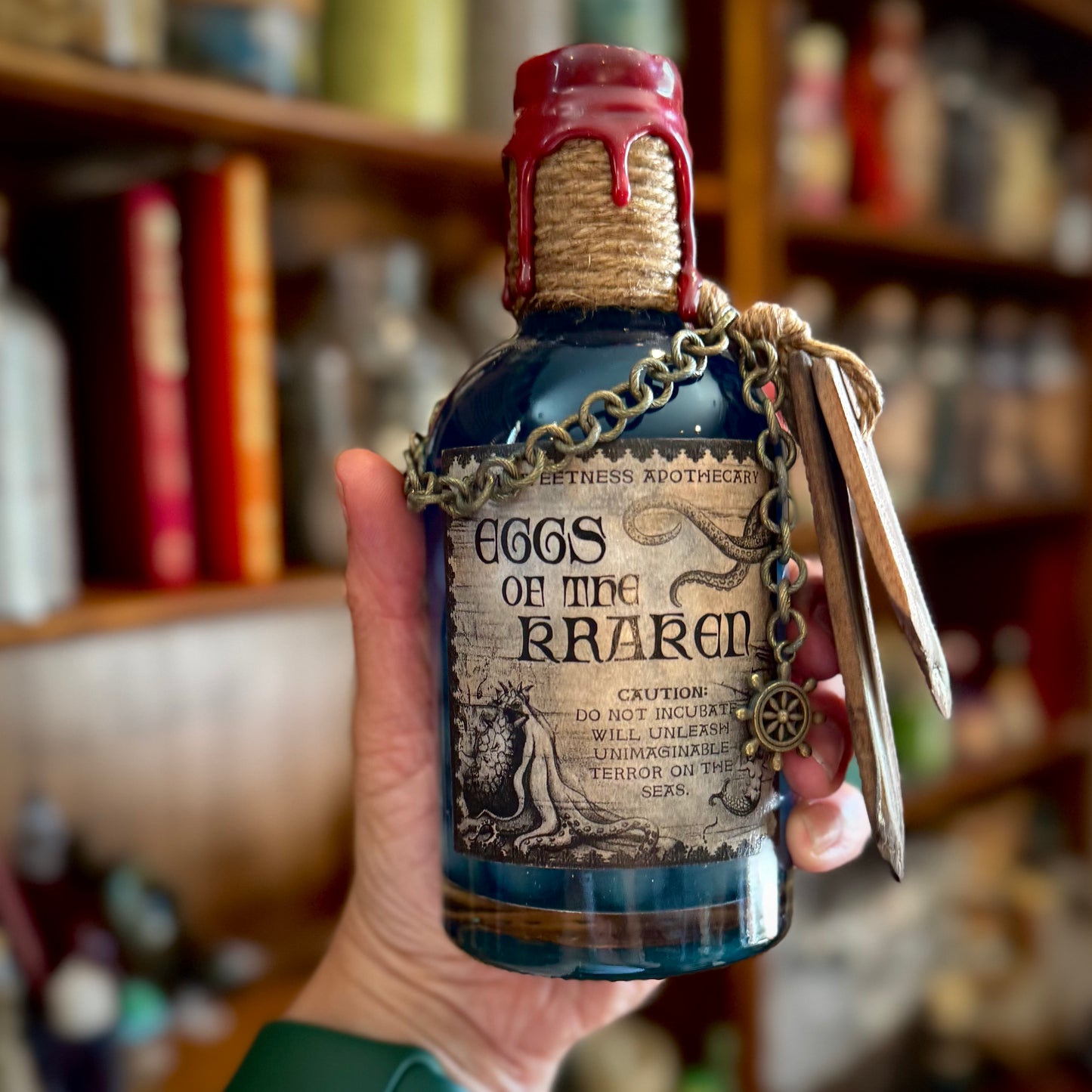 Kraken Eggs, A Decorative, Color Changing Potion Bottle Prop
