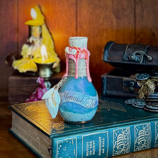 Mermish Tears, A Stormy Ocean Potion Bottle Prop