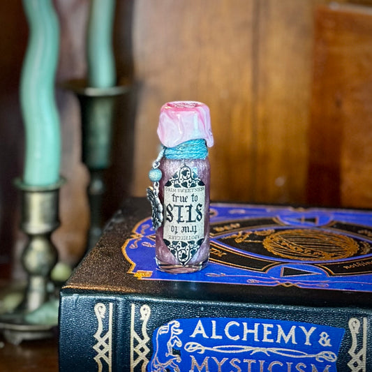 True to Self- BLUE TO PINK- Color Change Mini Potion Bottle Fidget