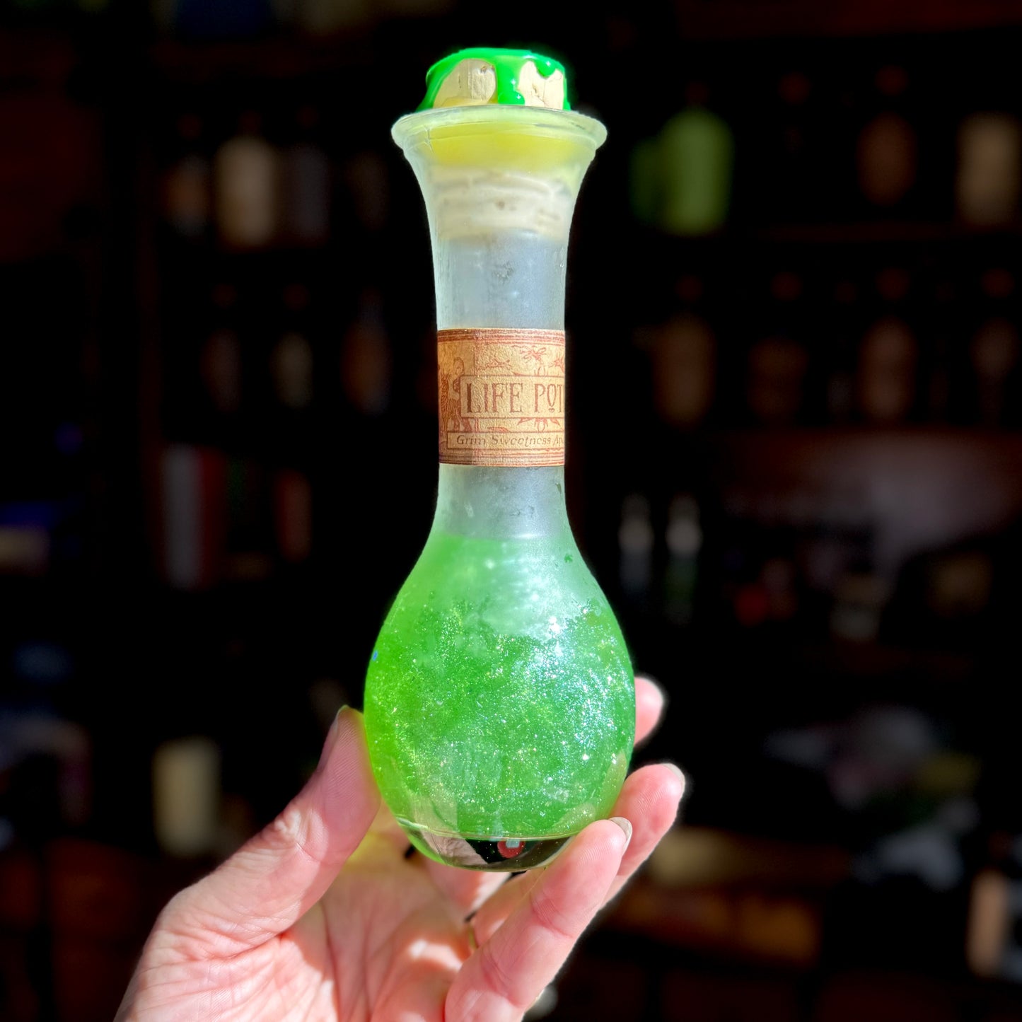 Life Potion, A Hocus Pocus Inspired Decorative Potion Bottle
