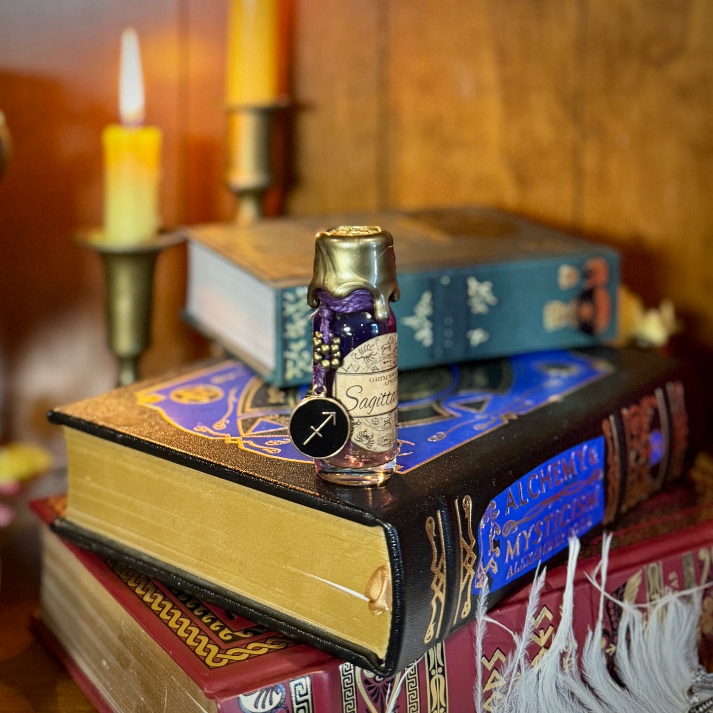 Sagittarius, A Zodiac Themed Mini Potion Bottle Fidget