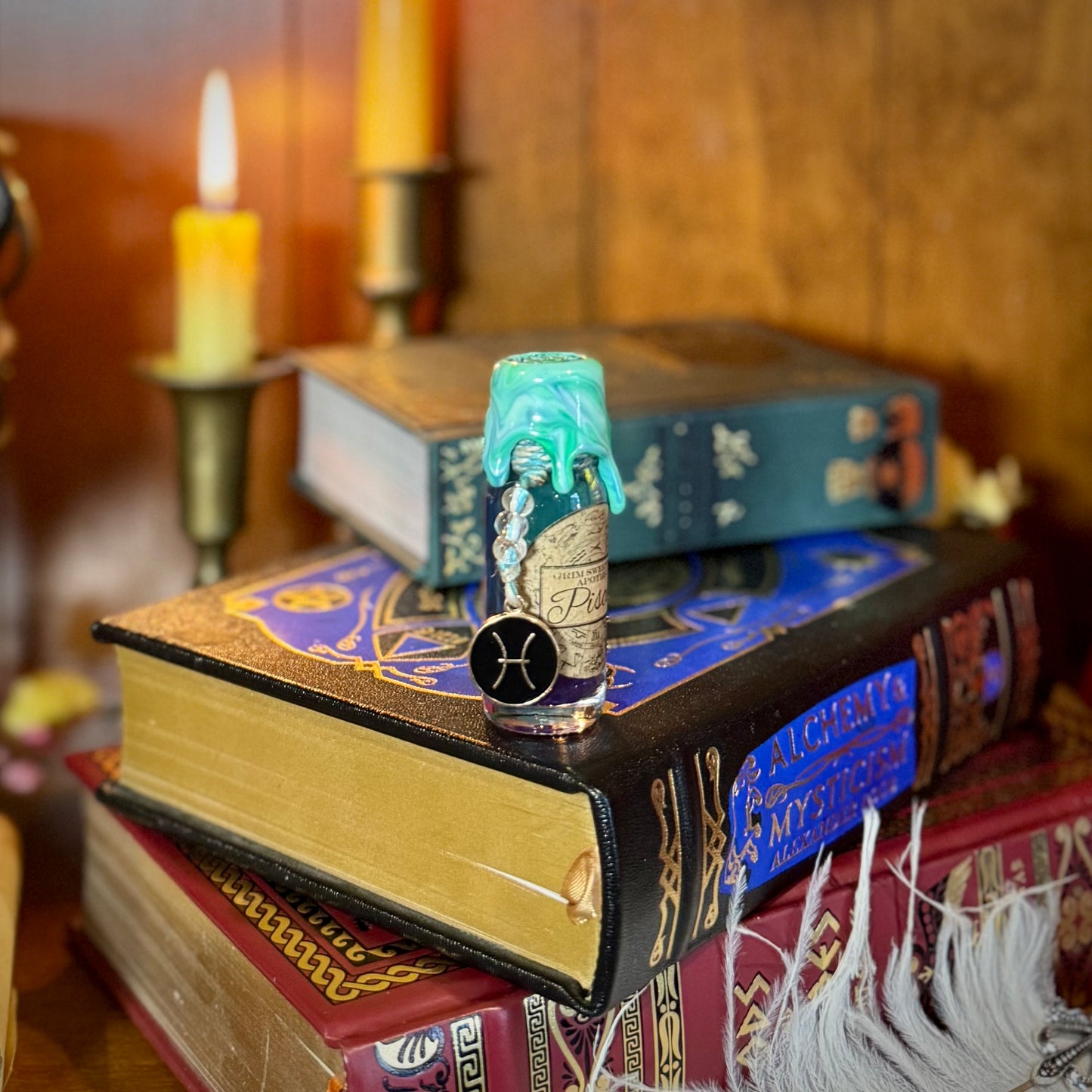 Pisces, A Zodiac Themed Mini Potion Bottle Fidget