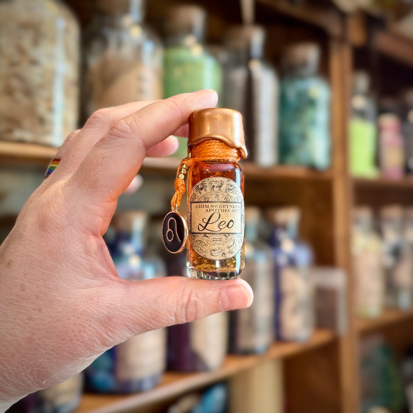 Leo, A Zodiac Themed Mini Potion Bottle Fidget