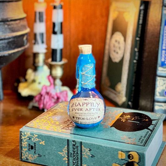 Happily Ever After, A Glowing, Swirling Potion Bottle Prop