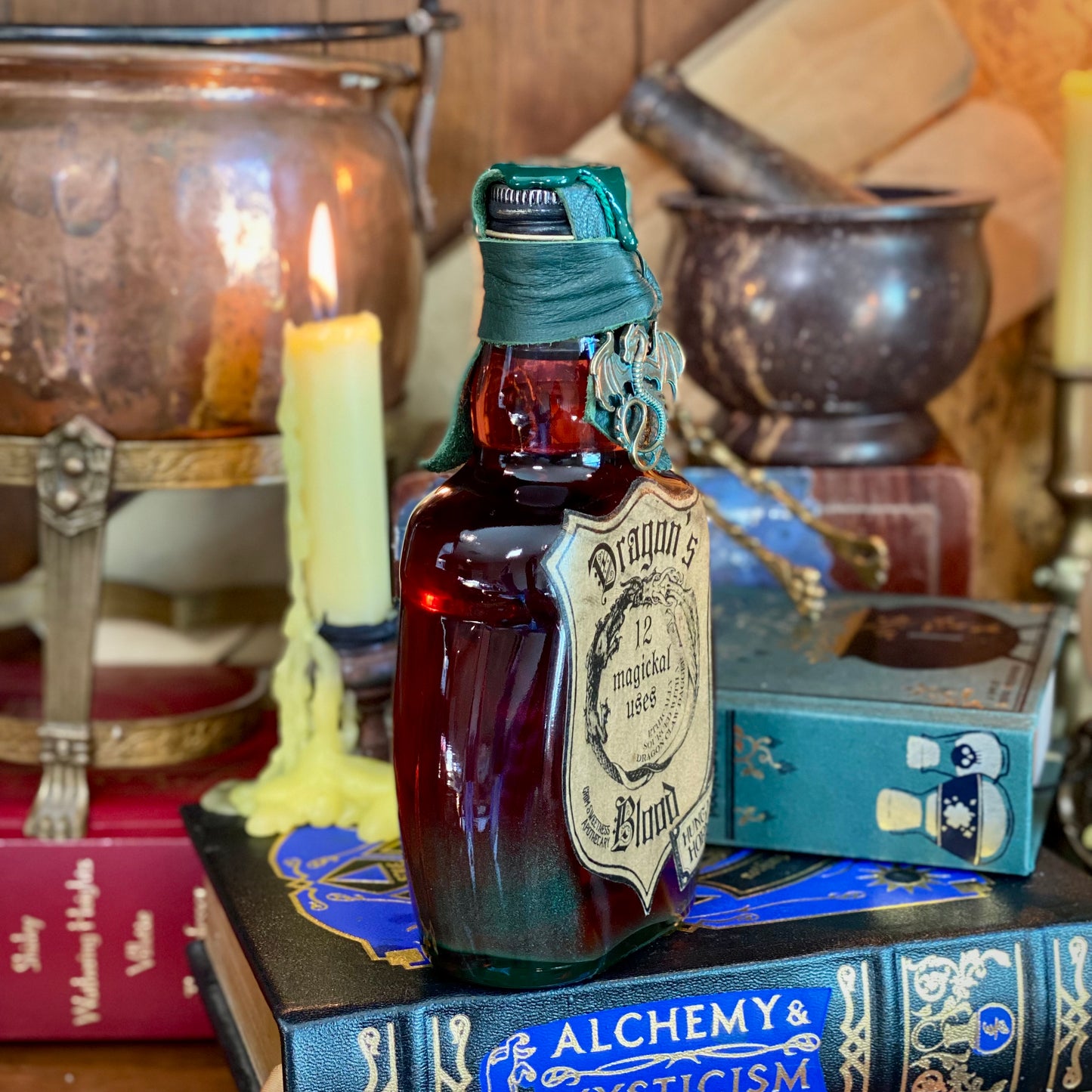 Dragon’s Blood, A Color Change Potion Bottle Prop