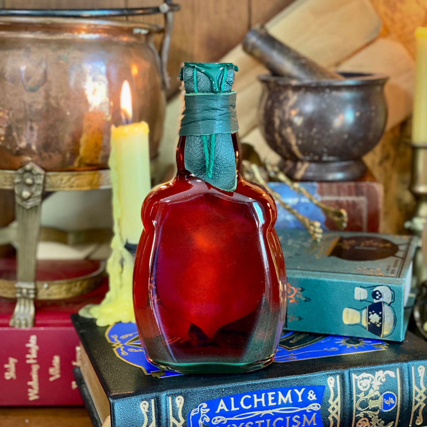 Dragon’s Blood, A Color Change Potion Bottle Prop