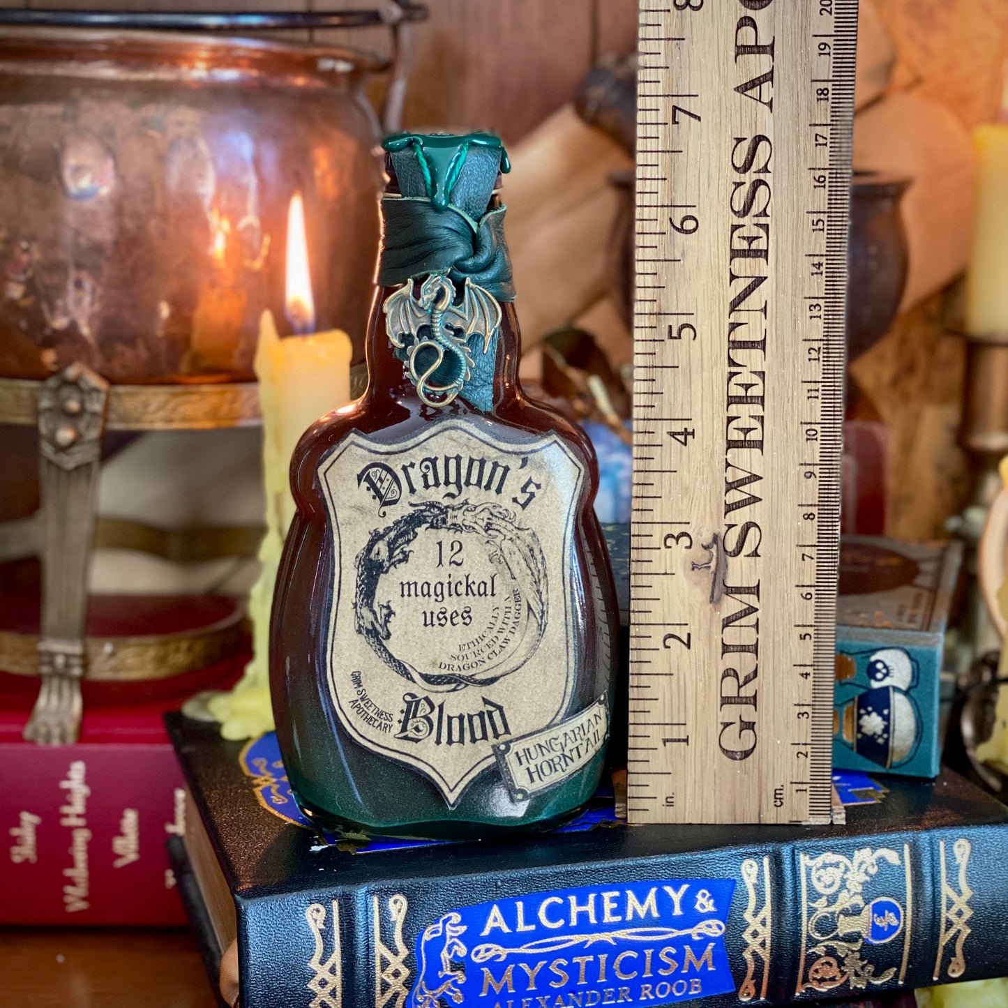 Dragon’s Blood, A Color Change Potion Bottle Prop