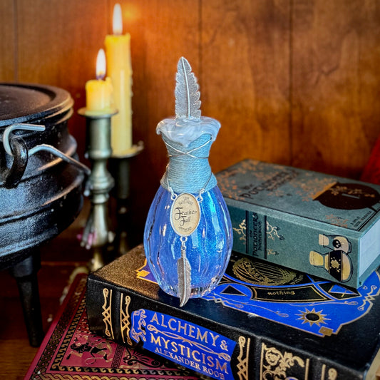 Potion of Feather Fall, A Color-Shifting Decorative Potion Bottle Prop