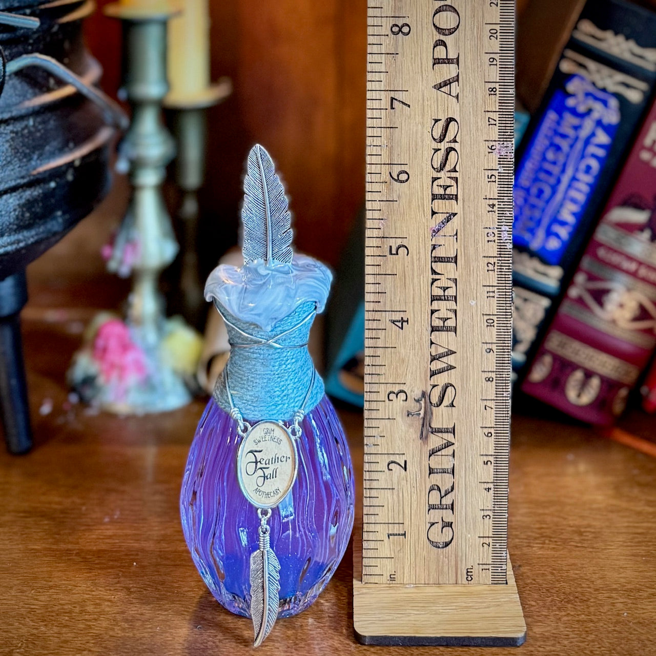Potion of Feather Fall, A Color-Shifting Decorative Potion Bottle Prop