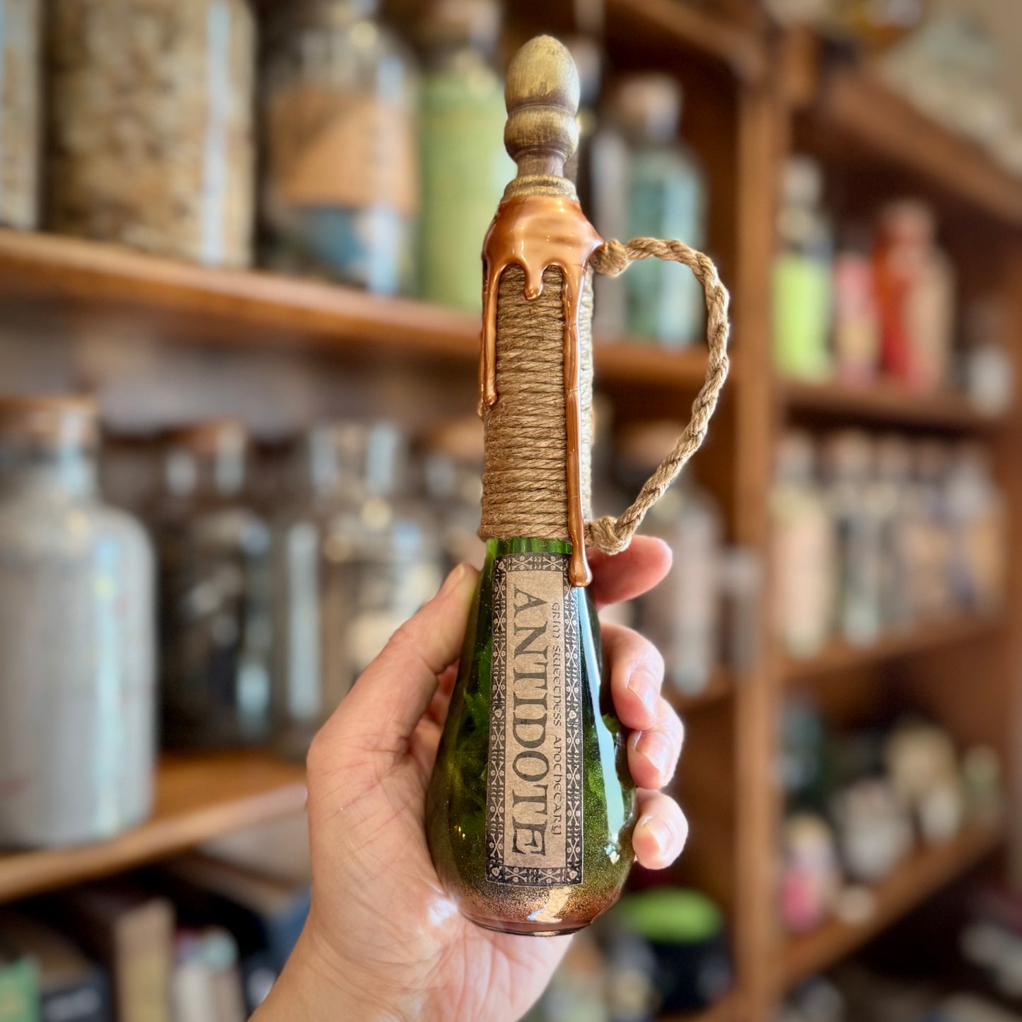 Antidote, A Decorative, Color-Shifting Potion Bottle Prop