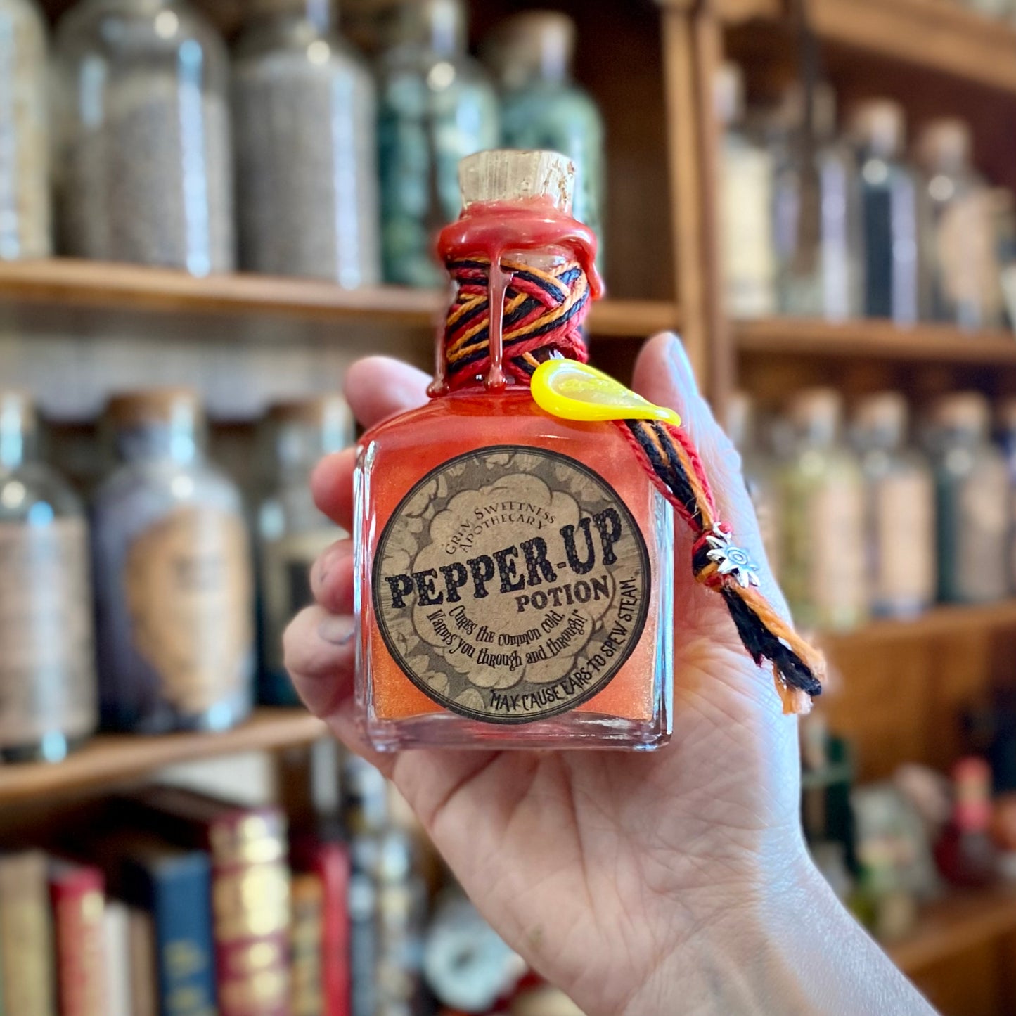 Pepper-Up, A Color Changing Potion Bottle Prop