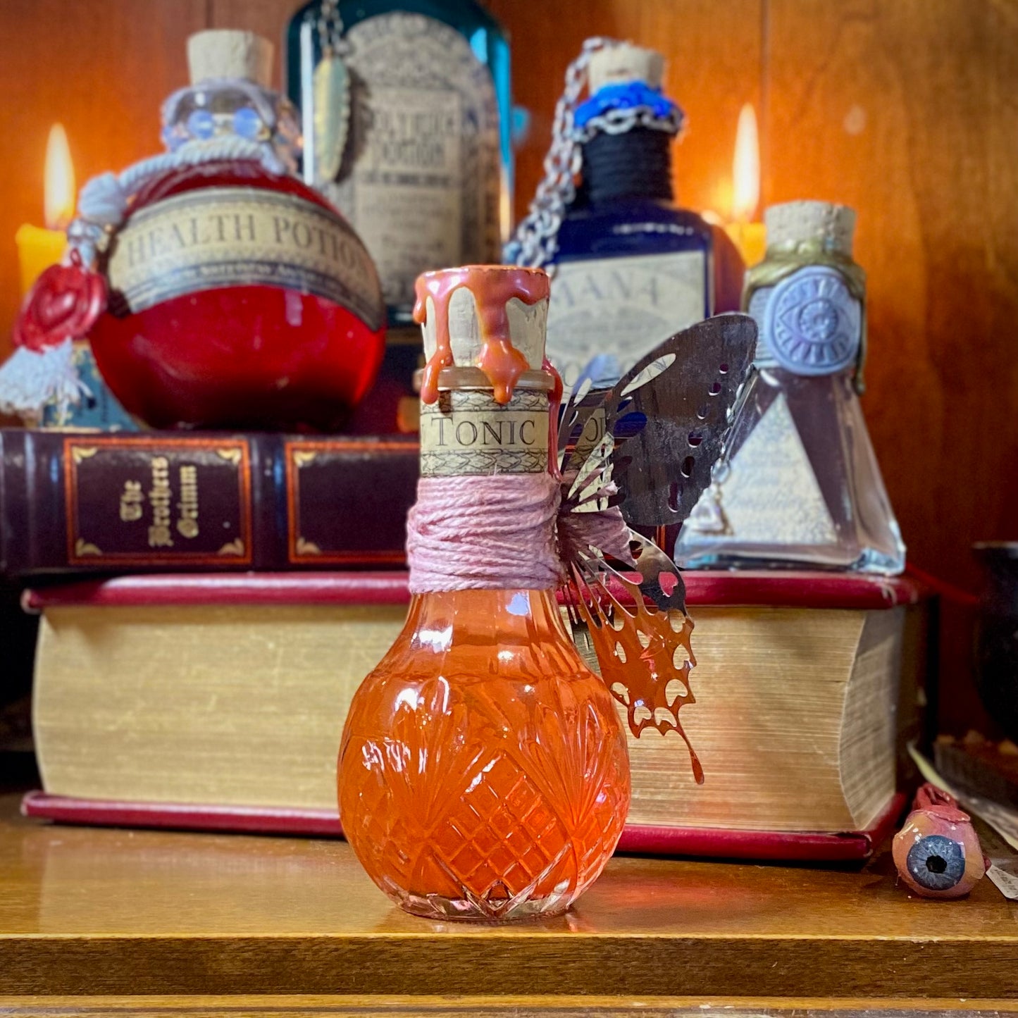Fairy Tonic, A Swirling Potion Bottle Prop