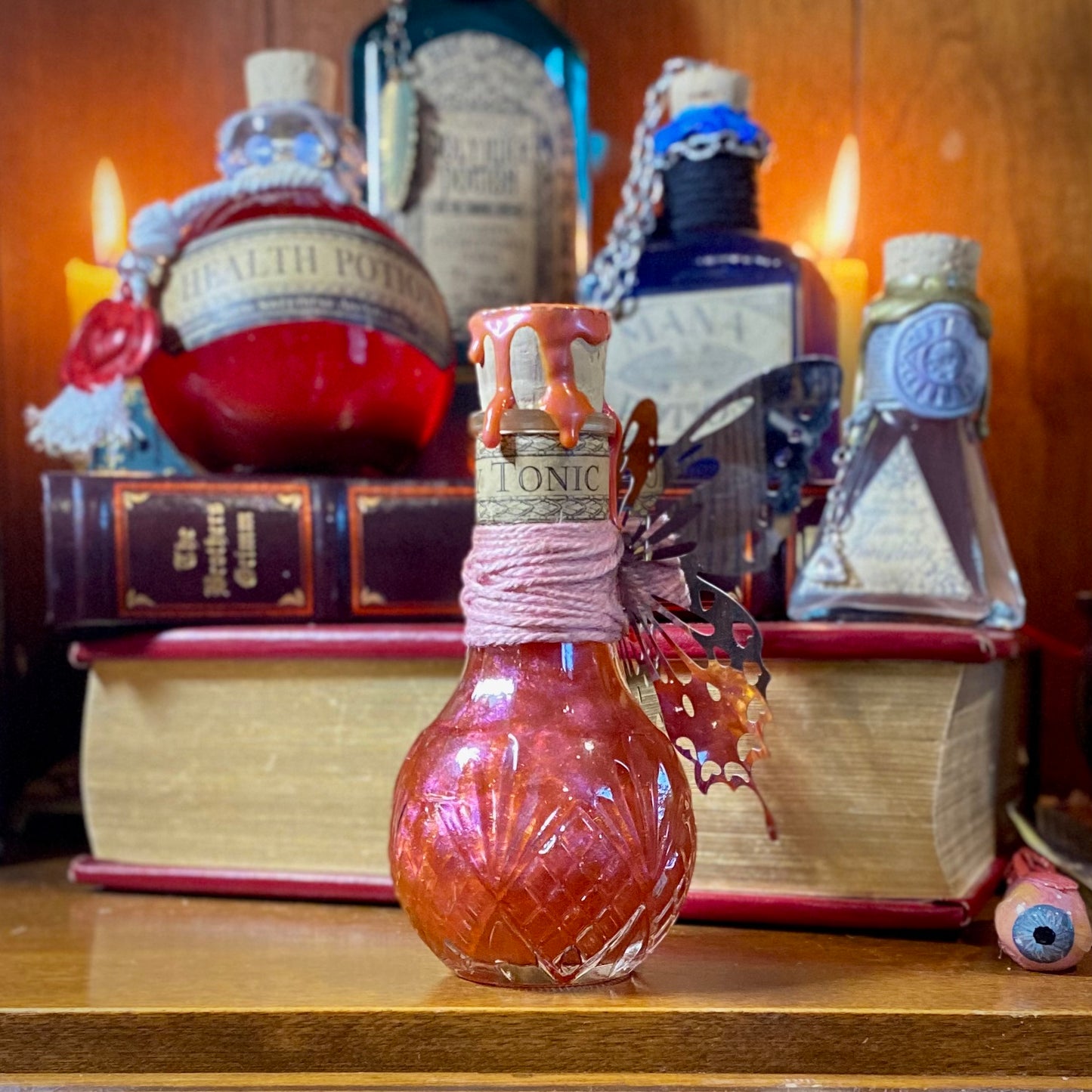 Fairy Tonic, A Swirling Potion Bottle Prop