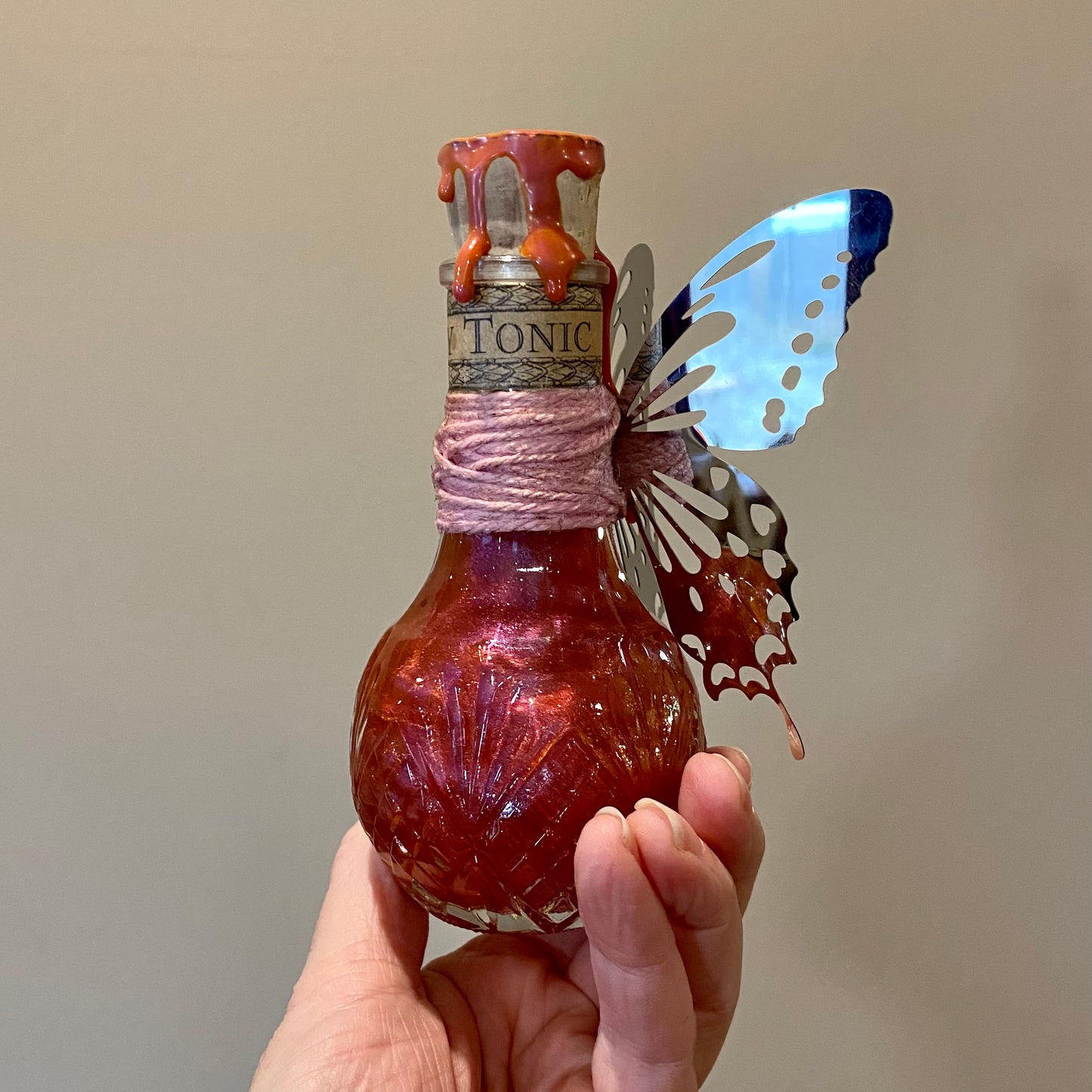 Fairy Tonic, A Swirling Potion Bottle Prop