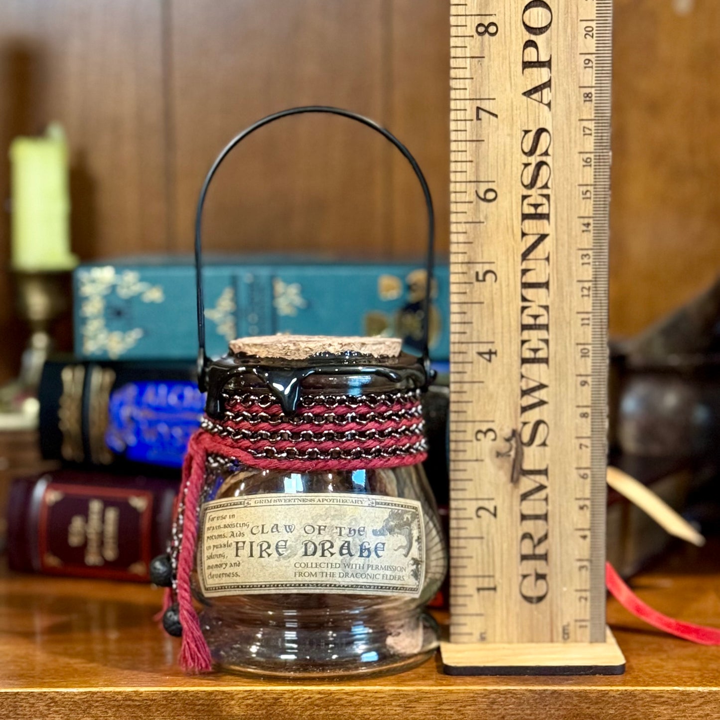 Claw of The Fire Drake, A Draconic Apothecary Jar Prop