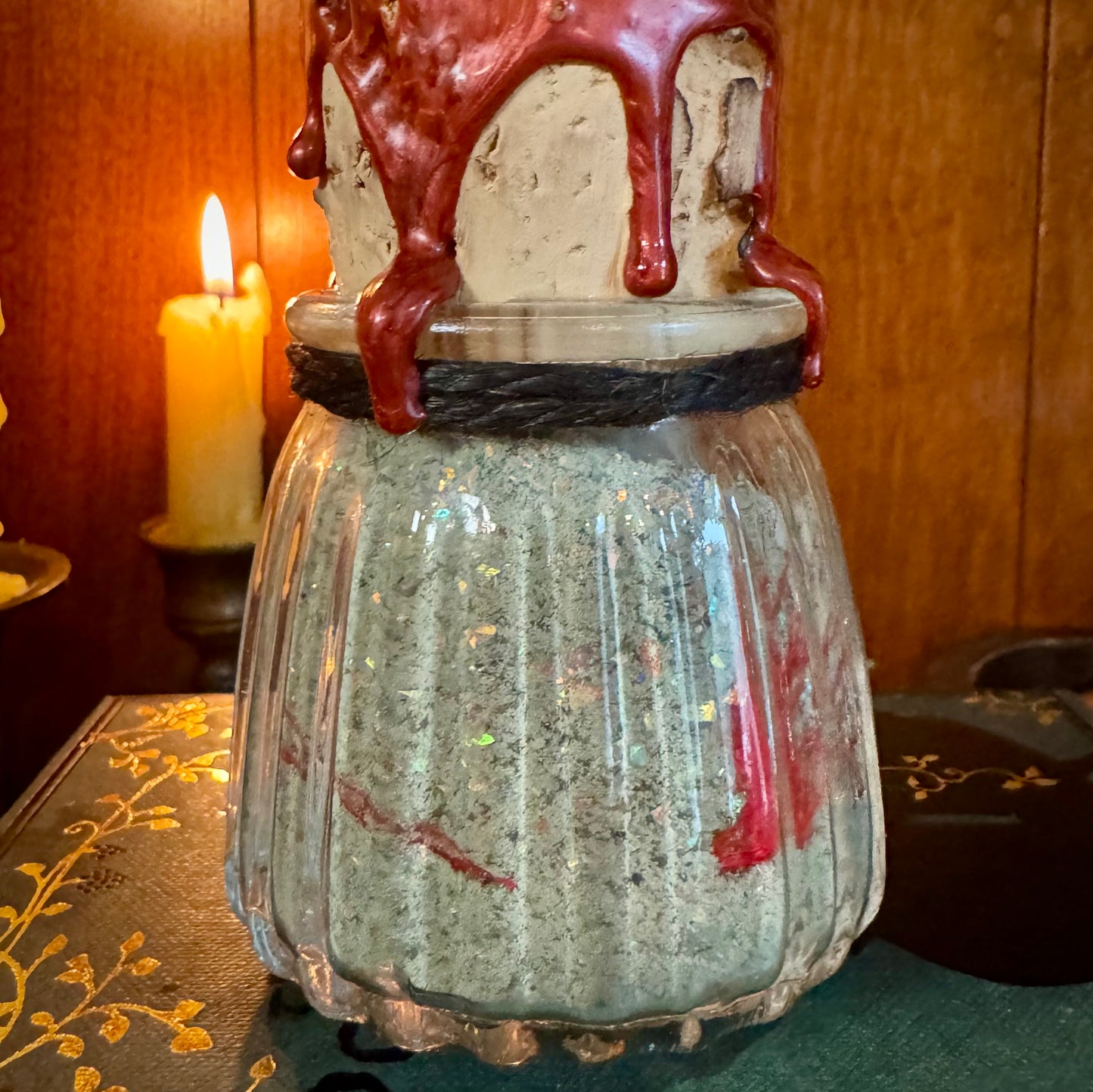 Phoenix Ashes, A Fantasy Apothecary Jar