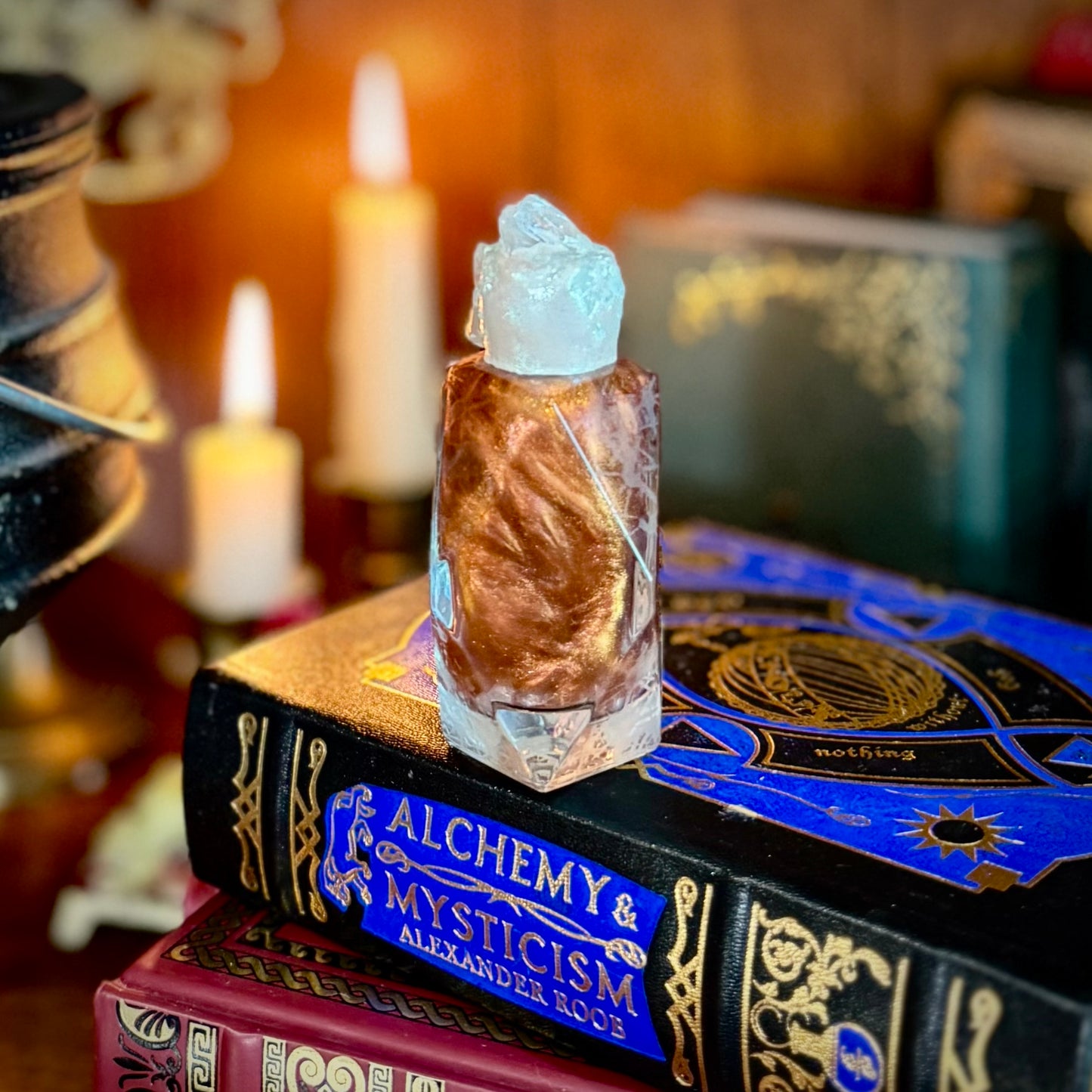 Fire Resistance Potion, A Color Changing Potion Bottle Prop