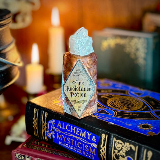 Fire Resistance Potion, A Color Changing Potion Bottle Prop
