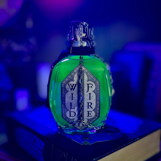 Wildfire, A Glowy Color Shifting Decorative Potion Bottle Prop