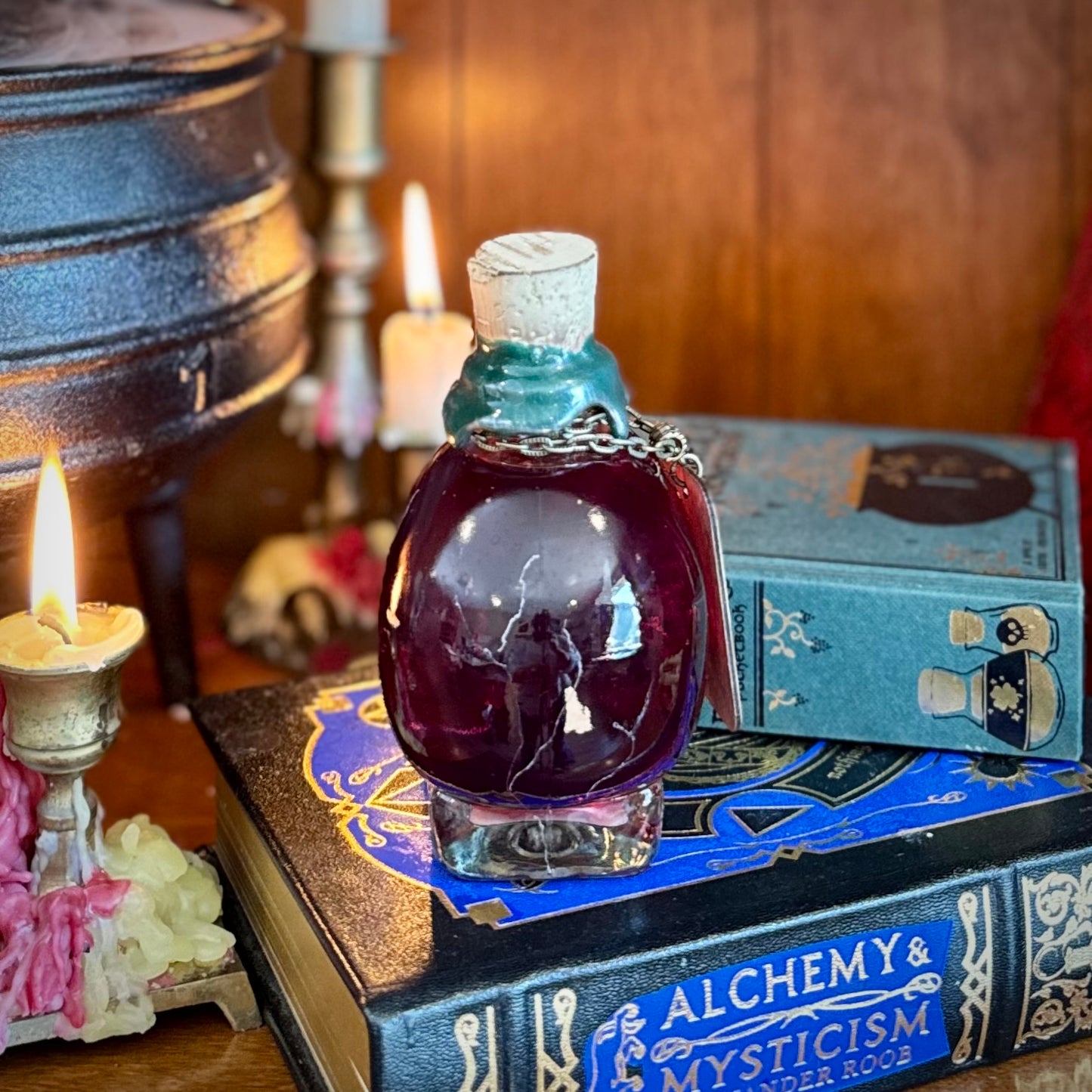 Elixir of Oleander, A Color Changing Potion Bottle Prop