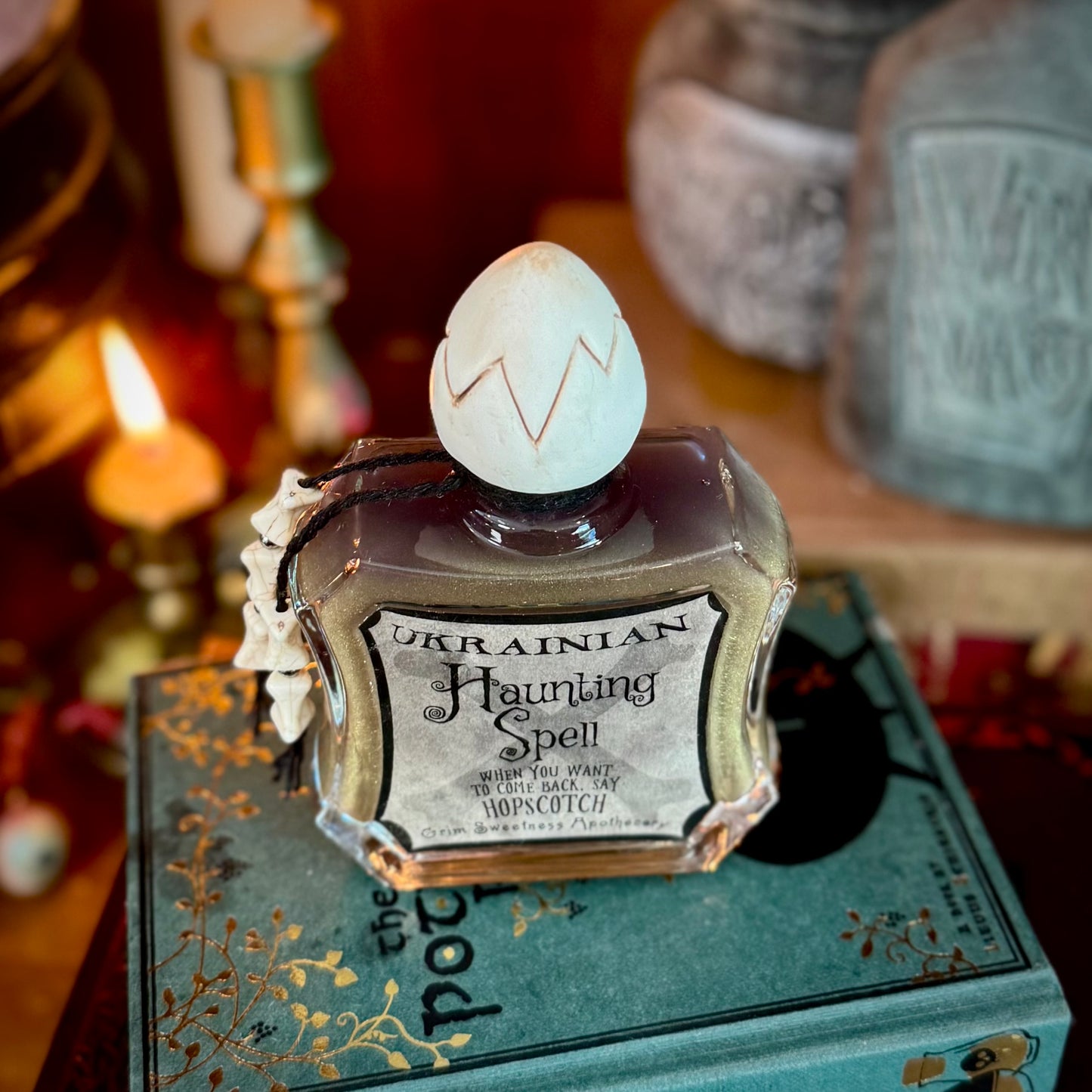 Ukrainian Haunting Spell, A Color-Changing Potion Bottle Prop