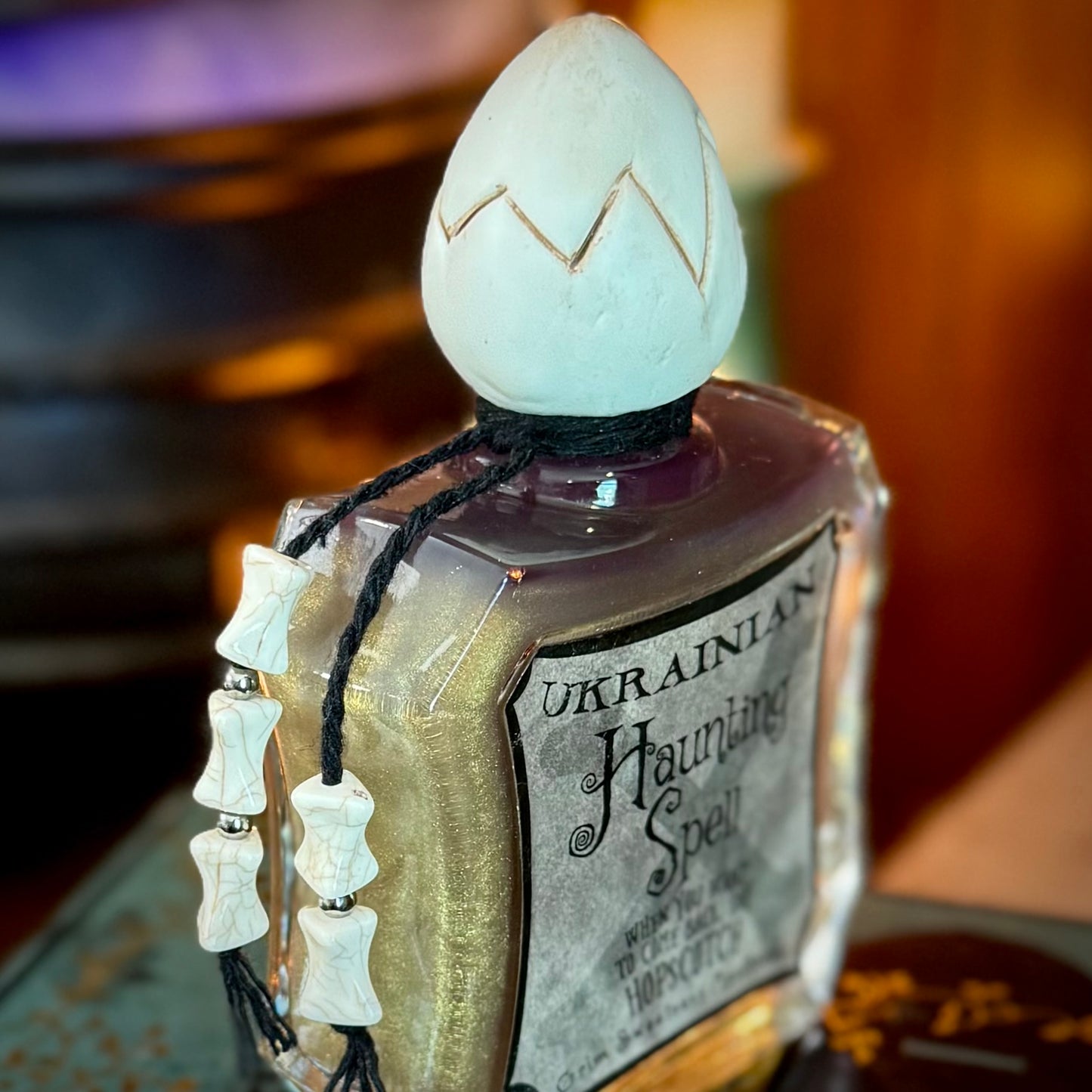 Ukrainian Haunting Spell, A Color-Changing Potion Bottle Prop