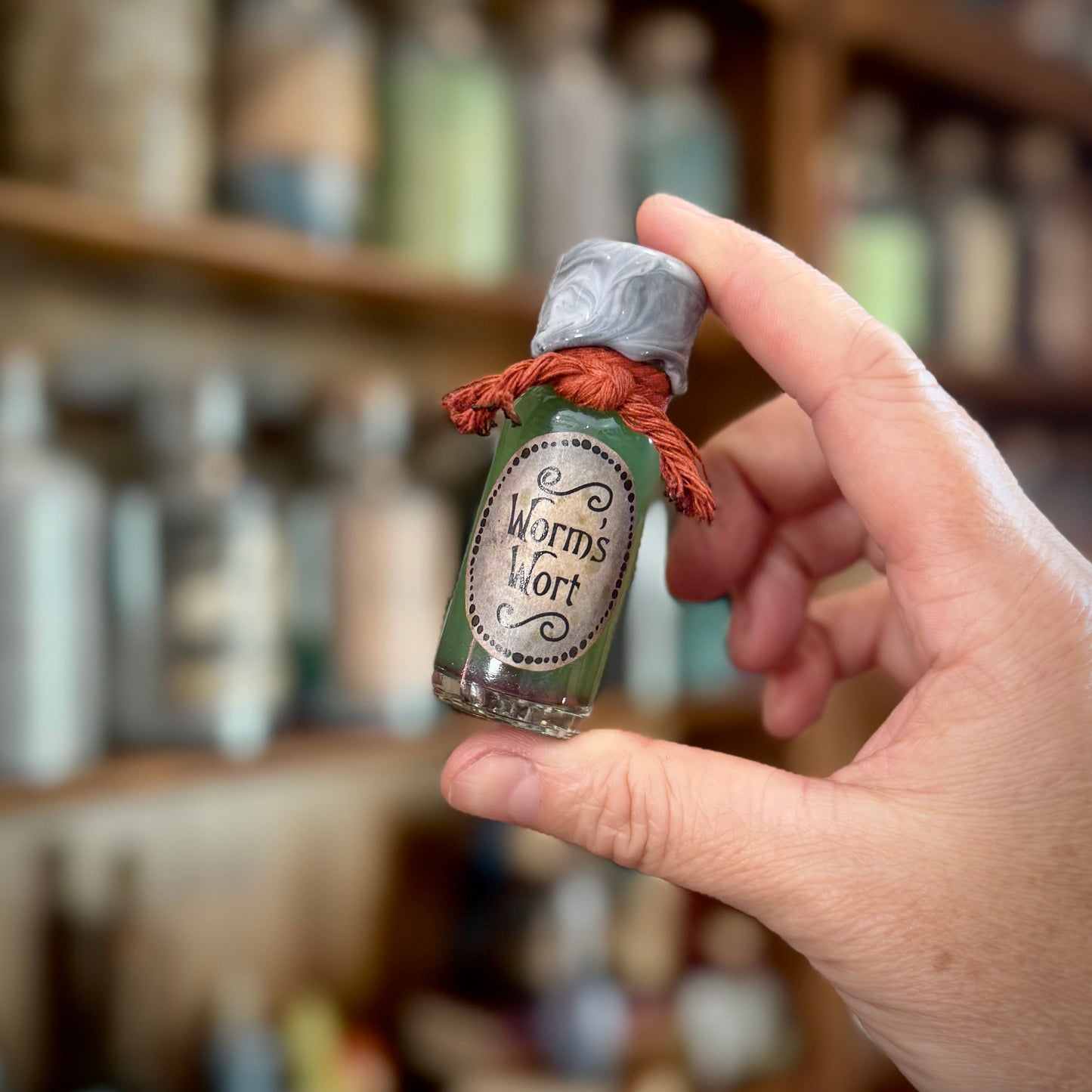 Worms Wart Mini Potion Bottle Fidget- WAX TOP