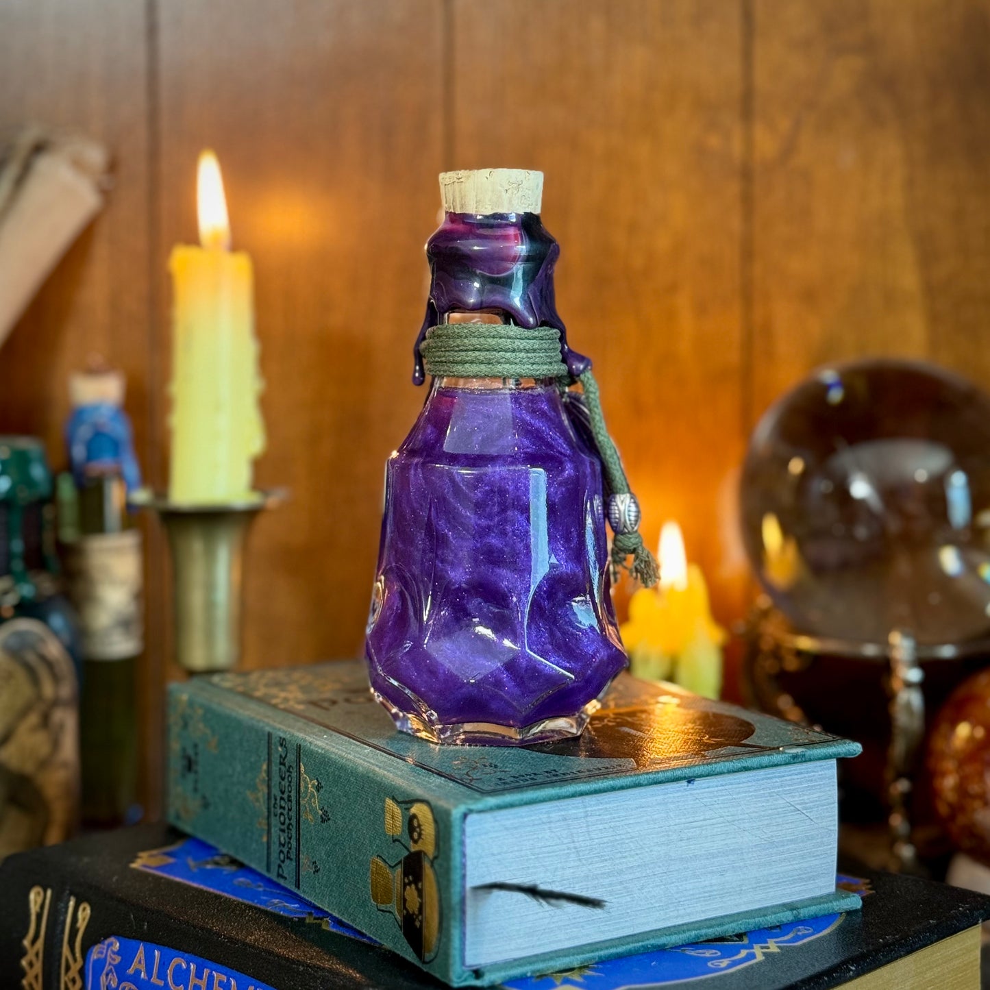 Sleeping Tree Sap, A Color Changing Potion Bottle Prop