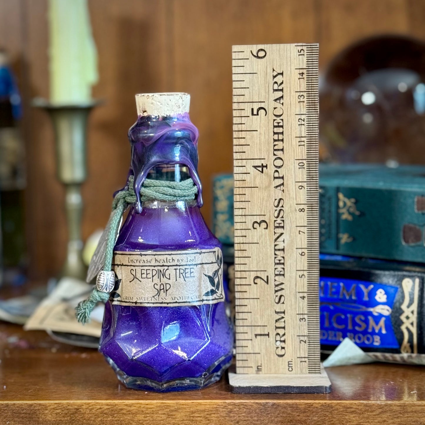 Sleeping Tree Sap, A Color Changing Potion Bottle Prop