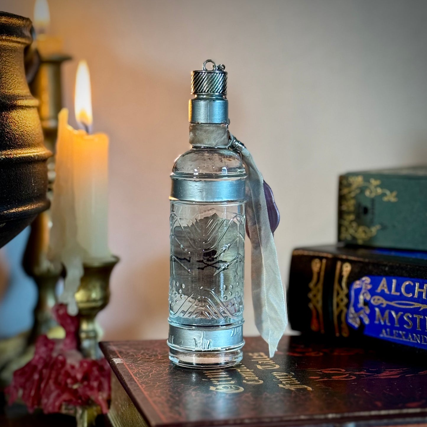 Aqua Tofana, A Color Change Decorative Potion Bottle