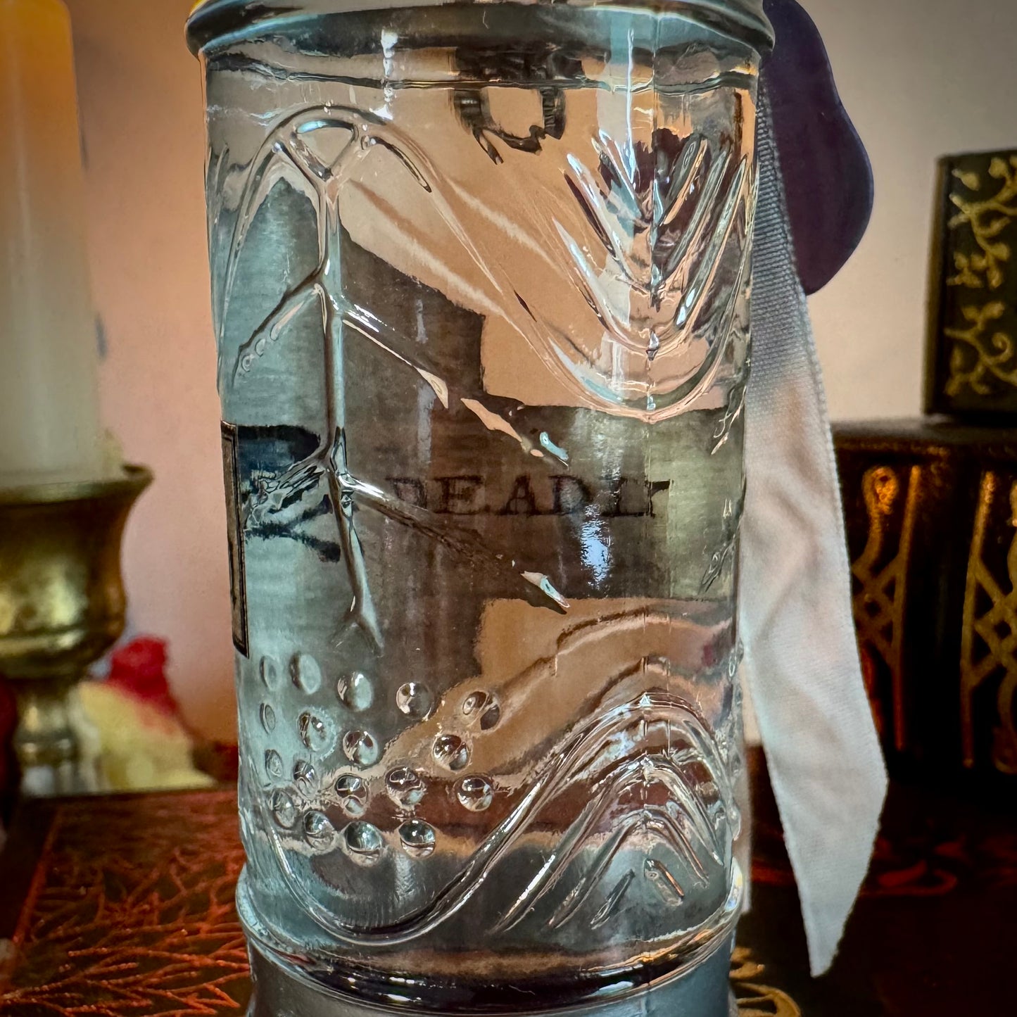 Aqua Tofana, A Color Change Decorative Potion Bottle