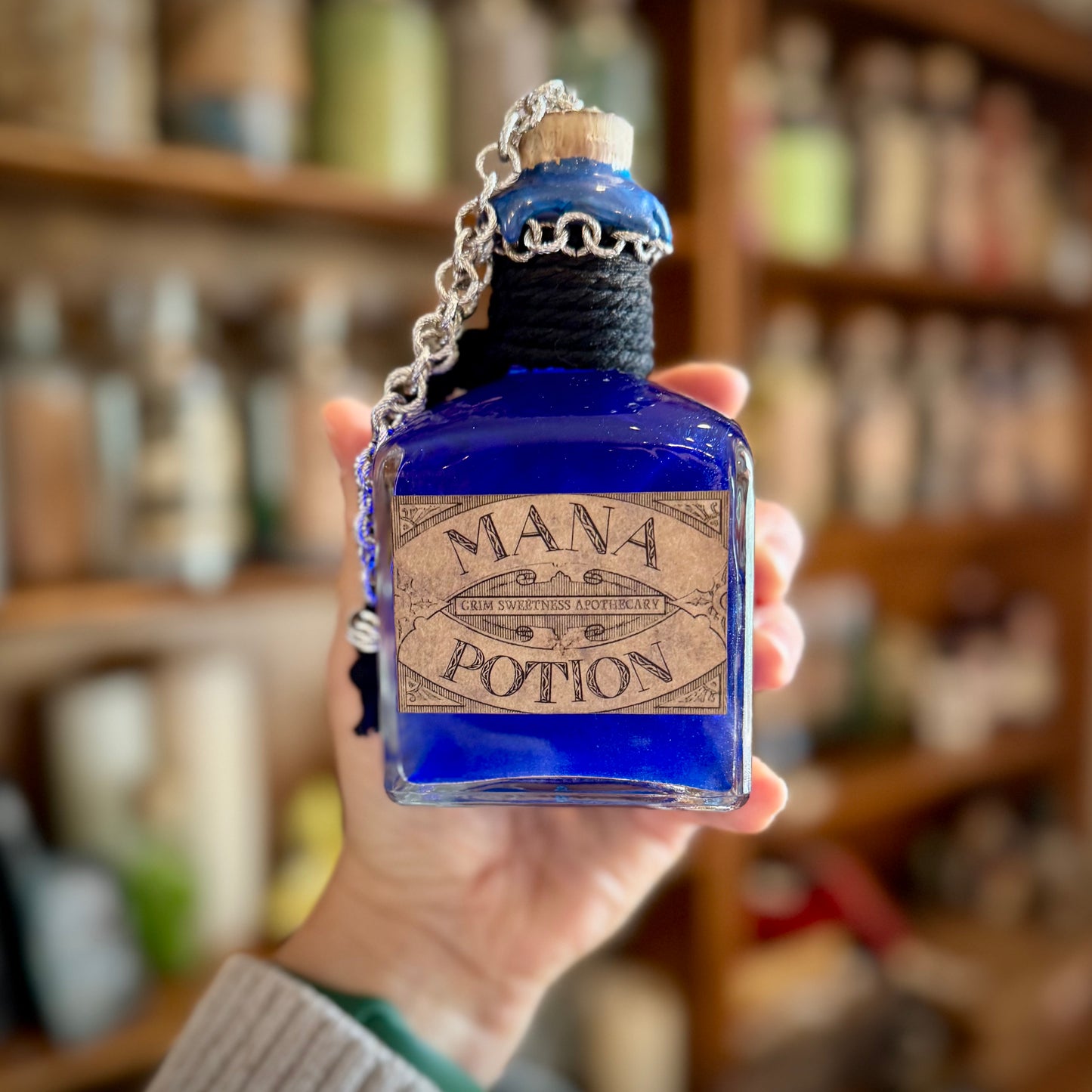 Mana Potion, A Color Changing Potion Bottle Prop