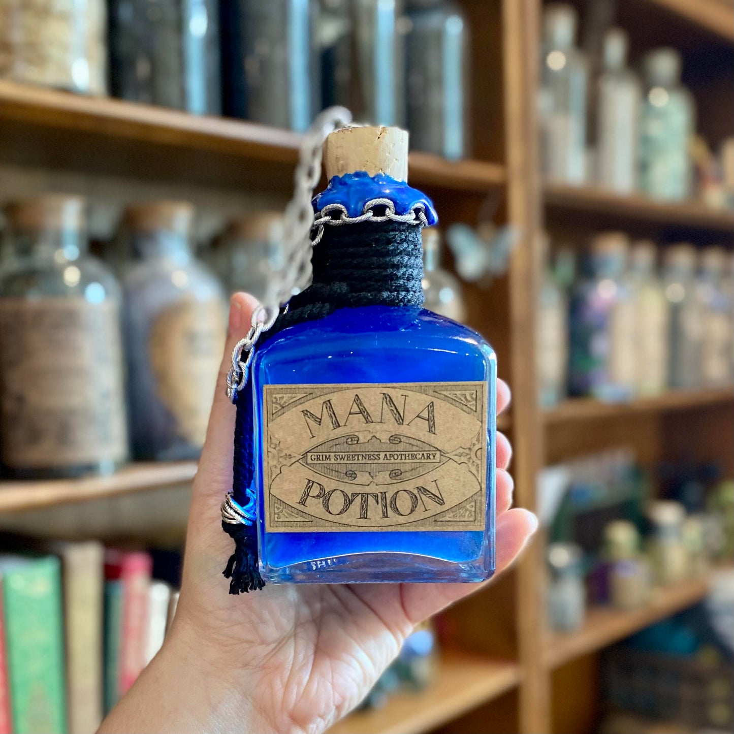 Mana Potion, A Color Changing Potion Bottle Prop