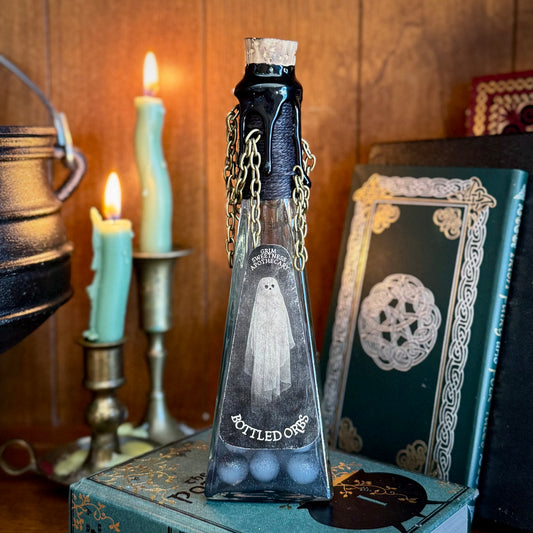 Bottled Orbs, A Ghostly Color-Changing Potion Bottle Prop
