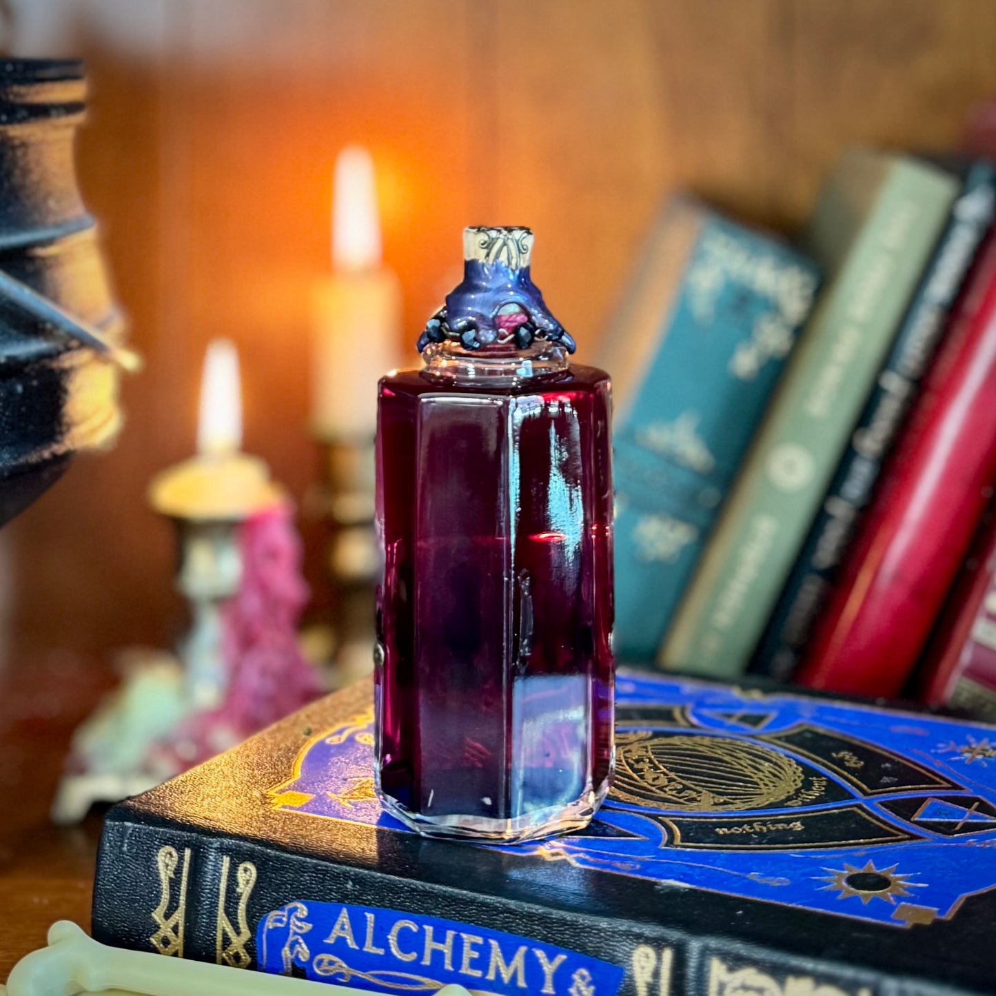 Essence of Belladonna, Deadly Nightshade, Color Change Potion Bottle