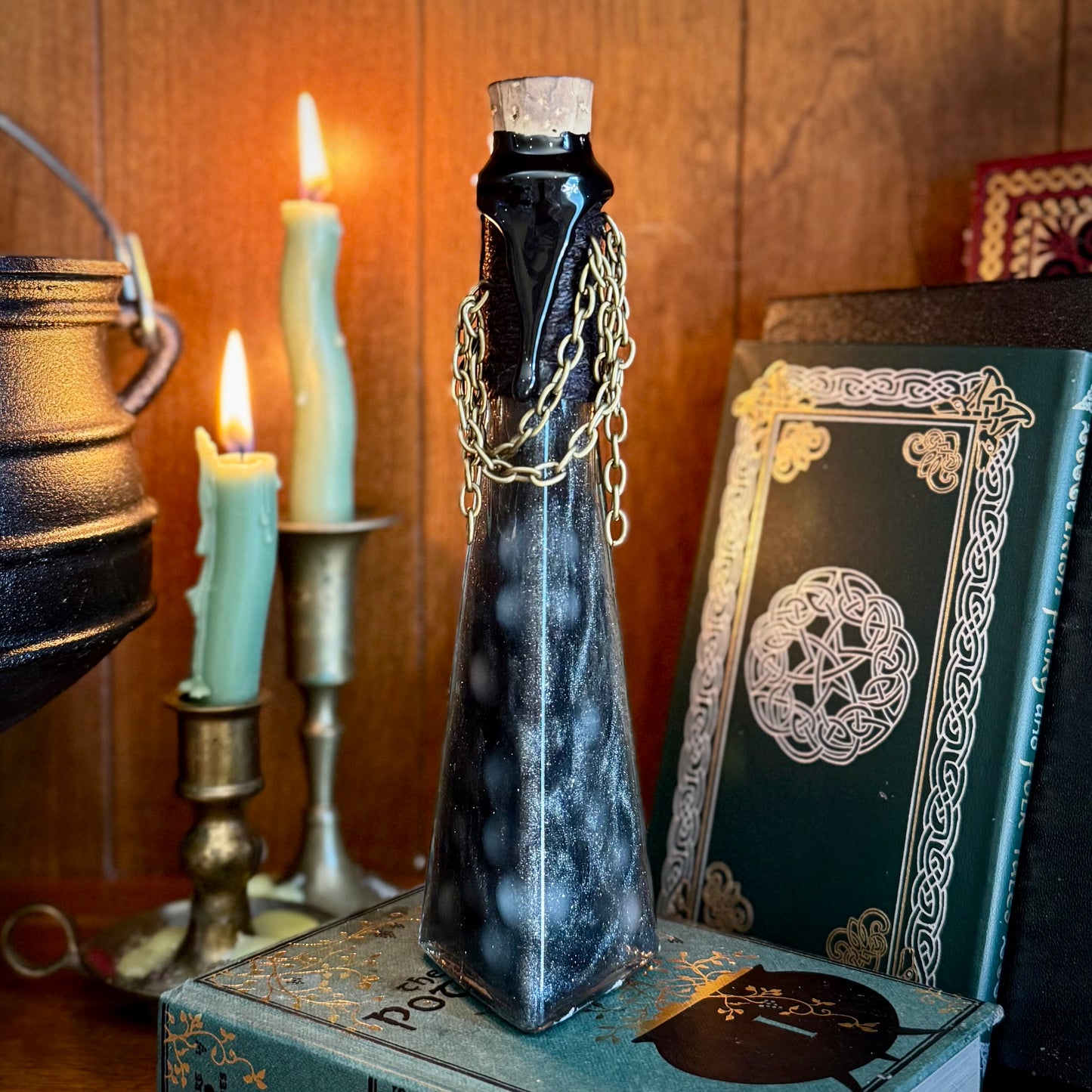 Bottled Orbs, A Ghostly Color-Changing Potion Bottle Prop