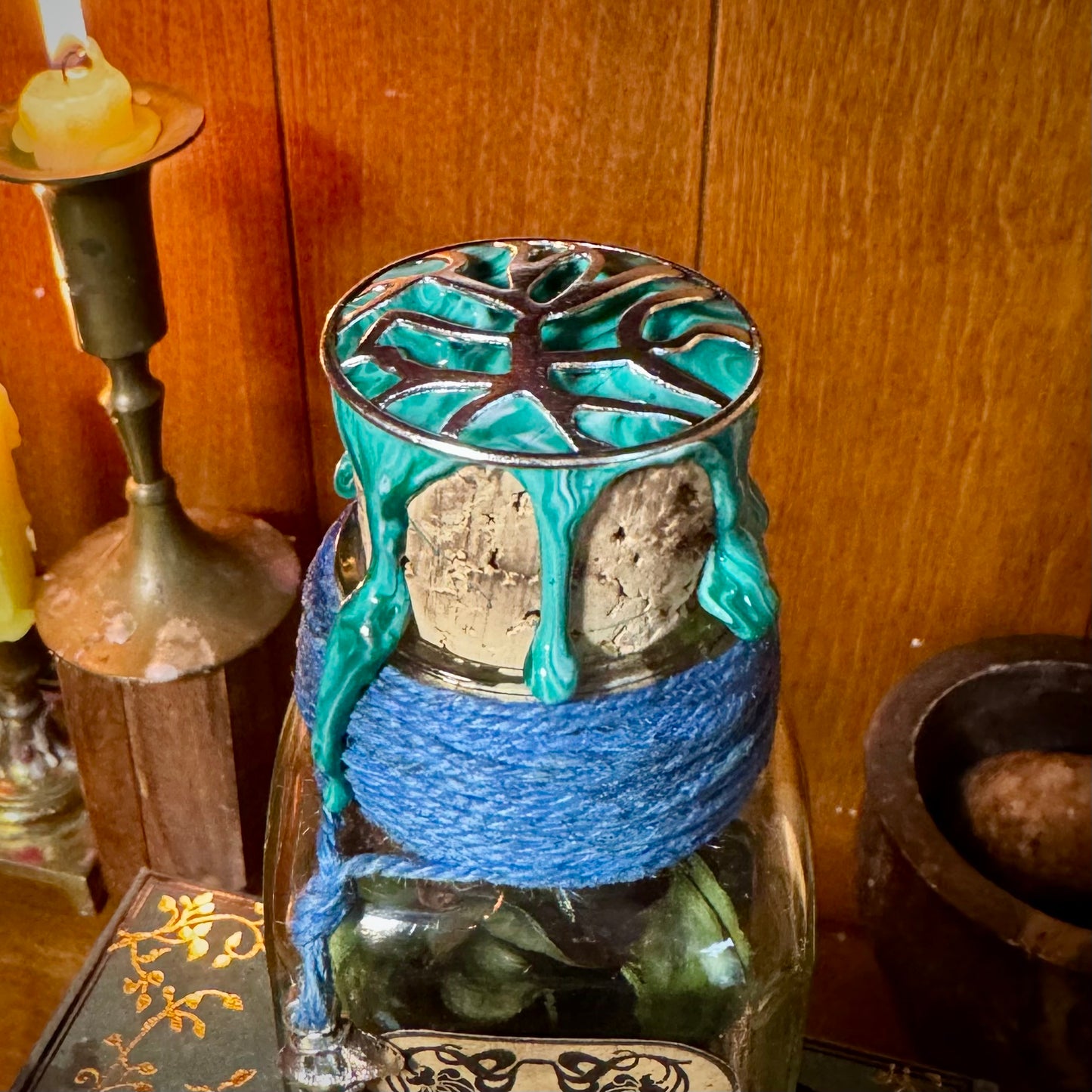 Knotgrass, A Decorative Fantasy Apothecary Jar