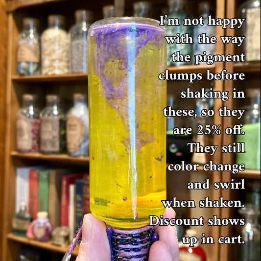 Essence of Murtlap, A Glowy, Color Change Potion Bottle Prop