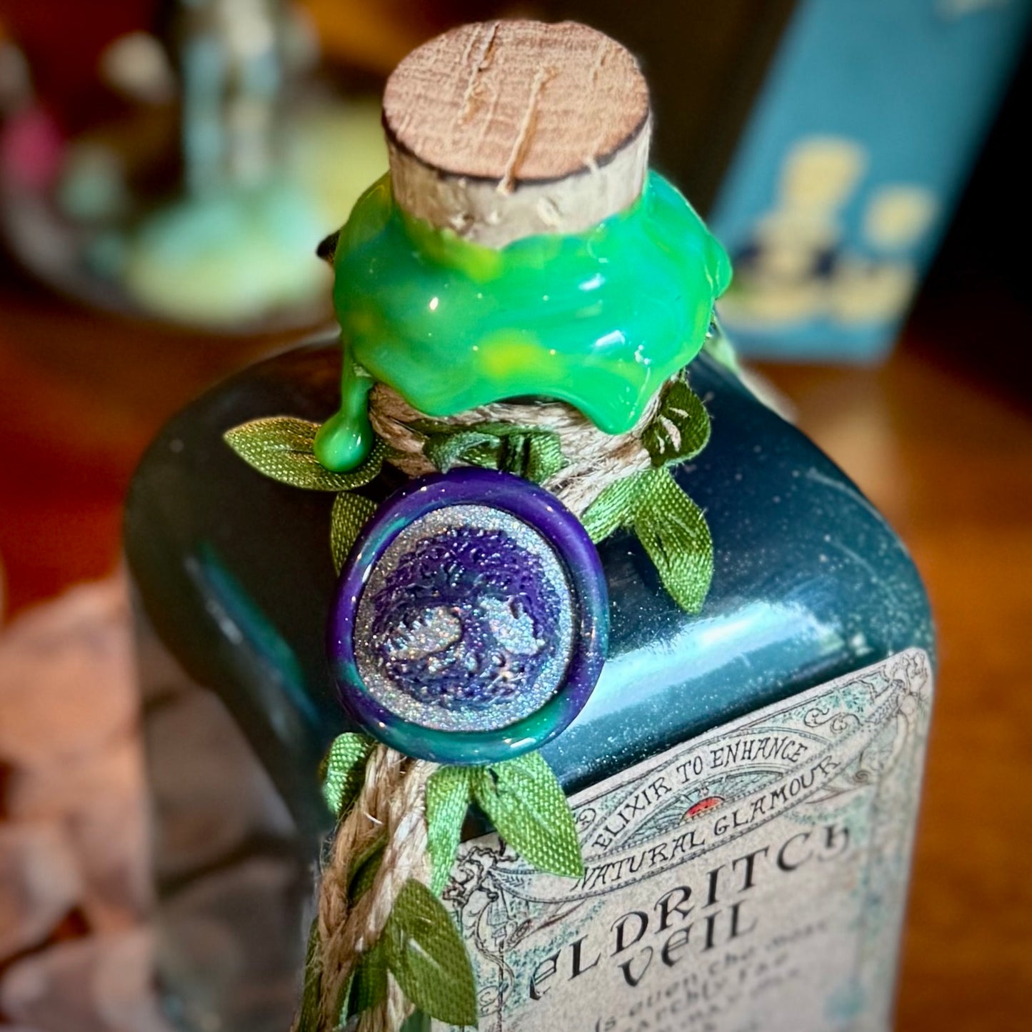 Eldritch Veil. A Fae, Color Change Potion Bottle Prop