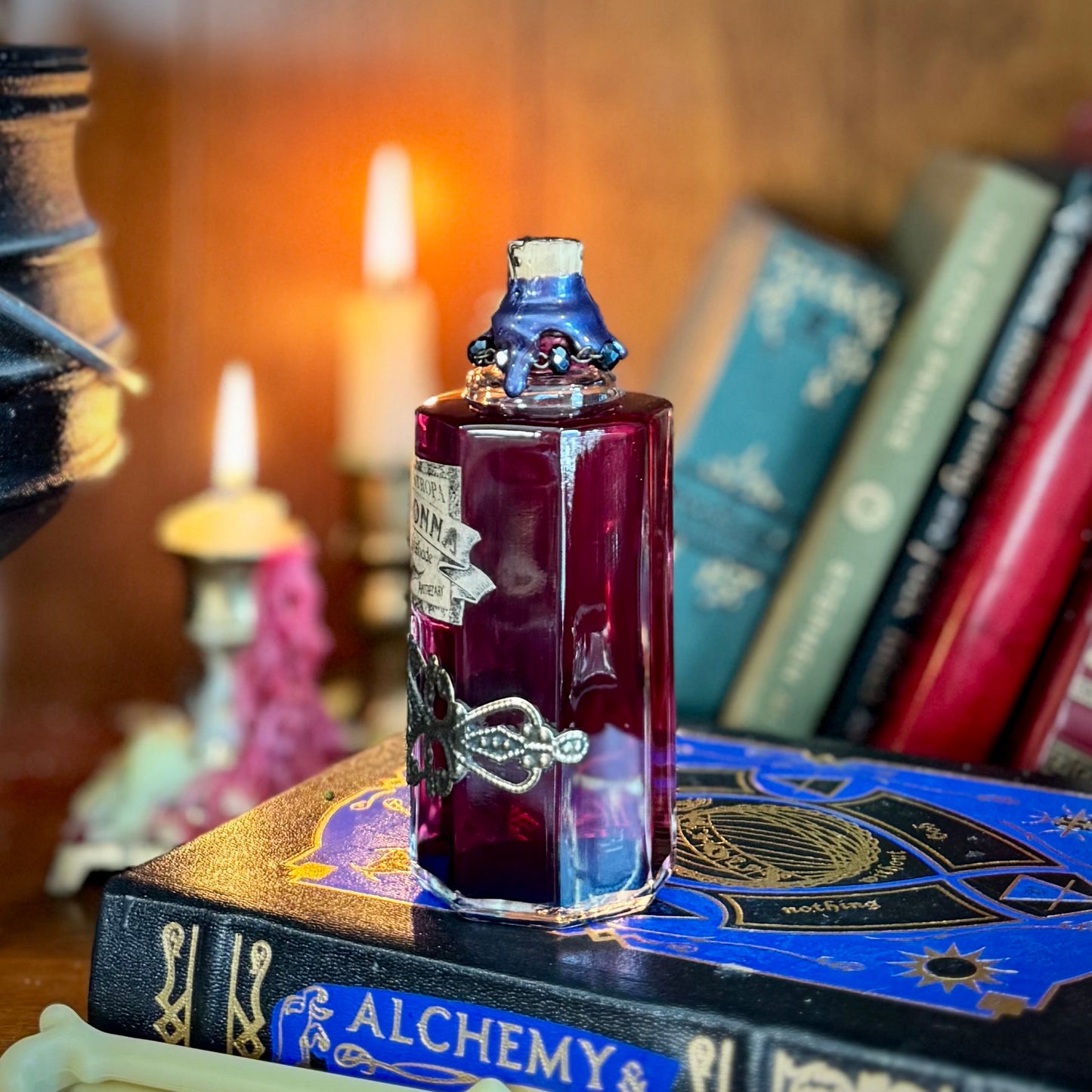Essence of Belladonna, Deadly Nightshade, Color Change Potion Bottle