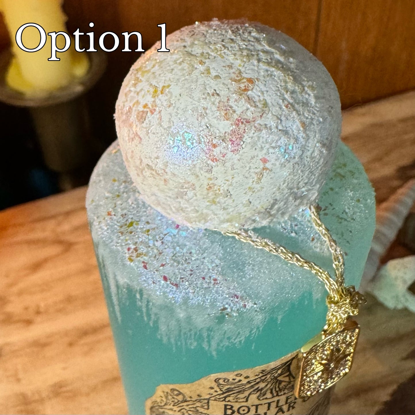 Breath of the Sea, Arctic Mermaid Swirling Potion Bottle Prop