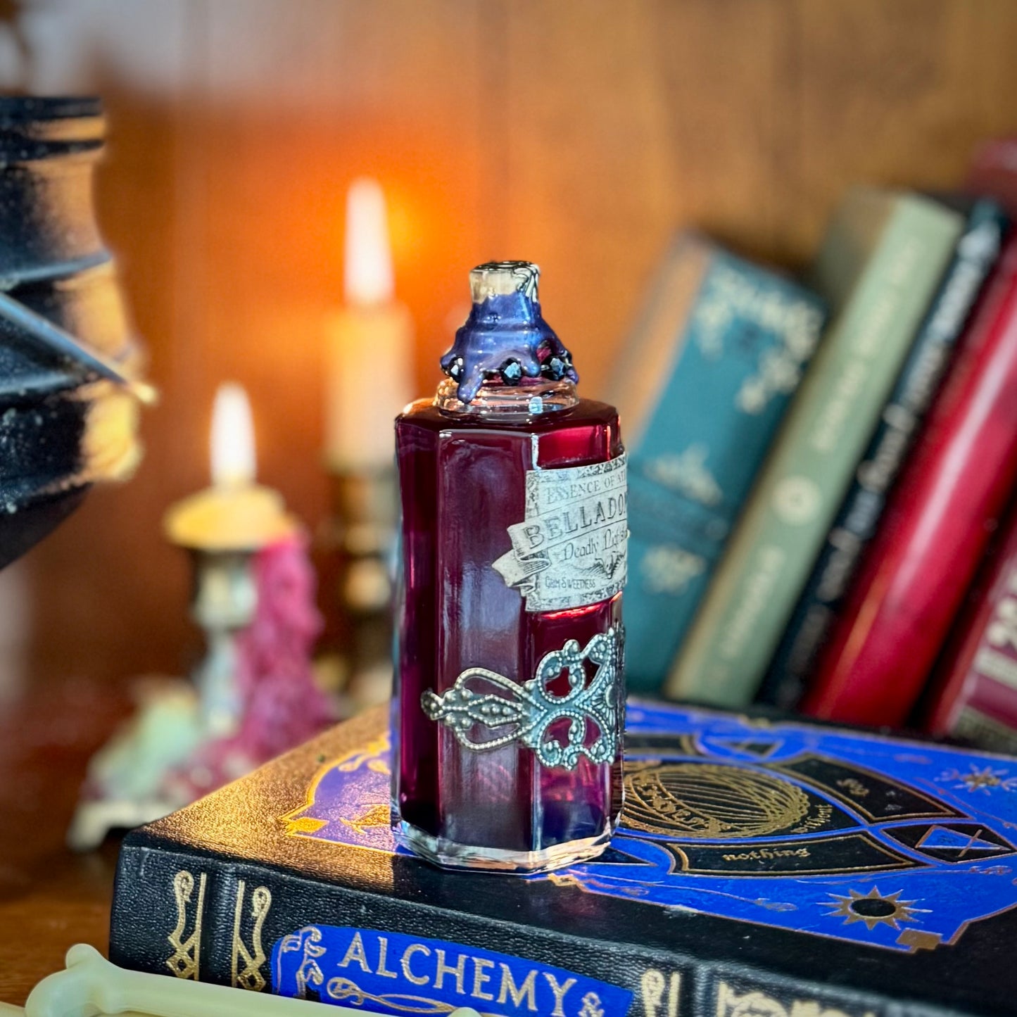 Essence of Belladonna, Deadly Nightshade, Color Change Potion Bottle