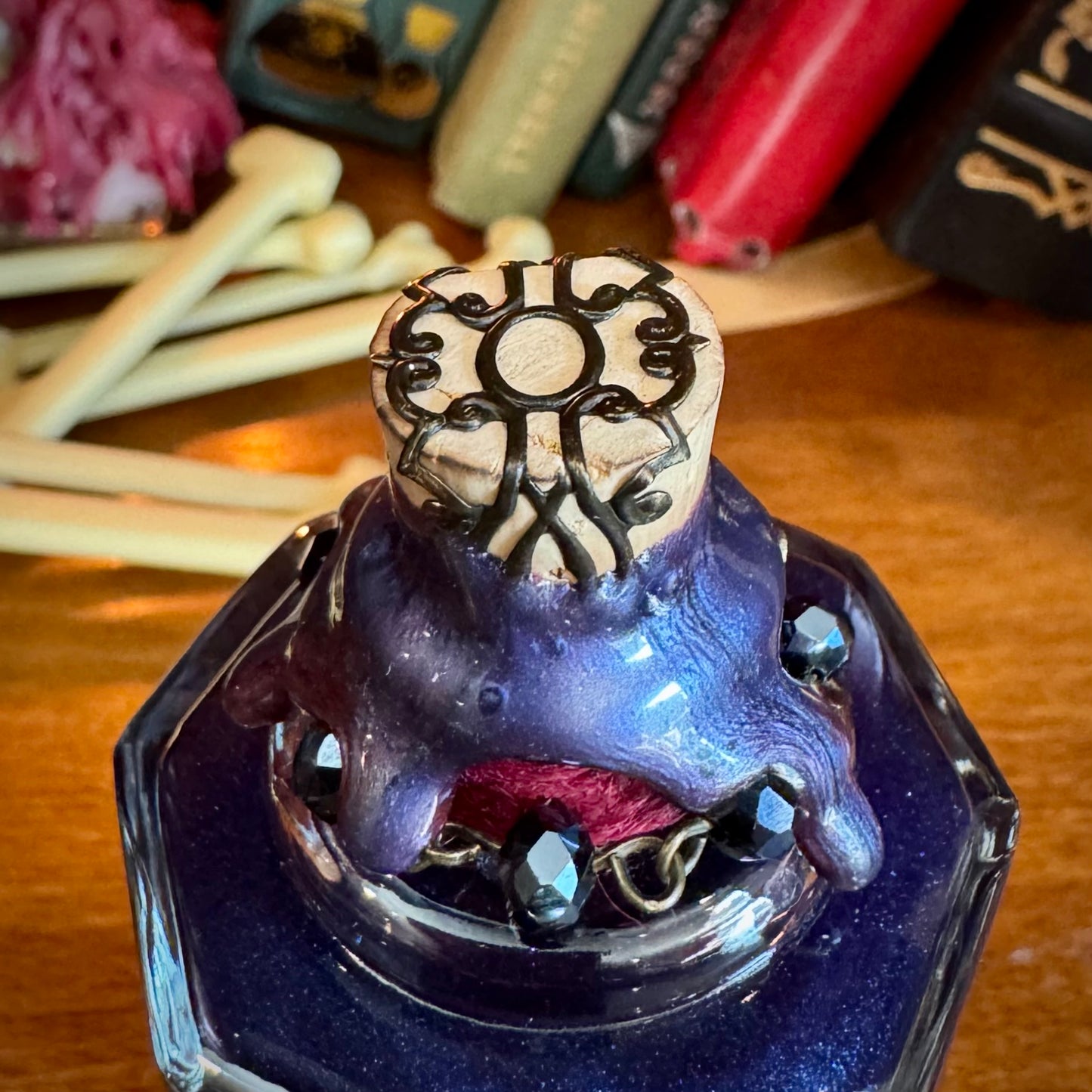 Essence of Belladonna, Deadly Nightshade, Color Change Potion Bottle