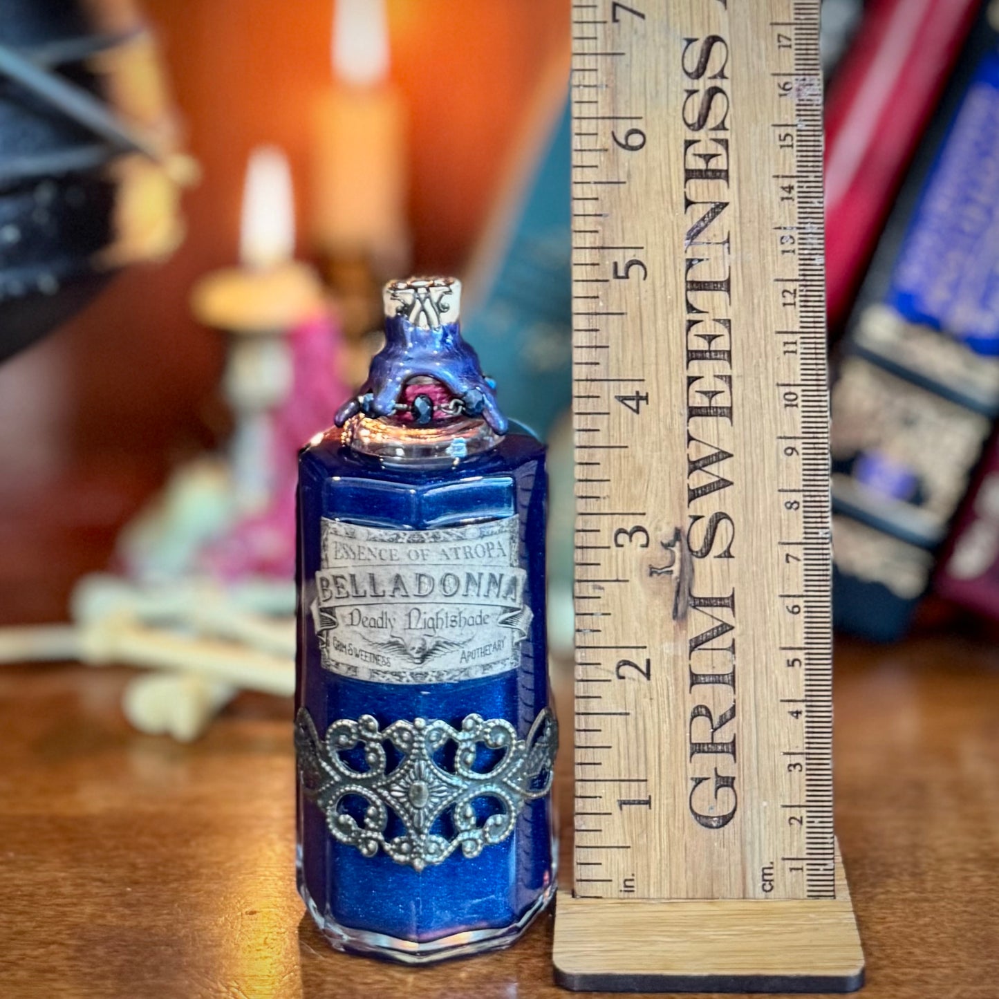 Essence of Belladonna, Deadly Nightshade, Color Change Potion Bottle