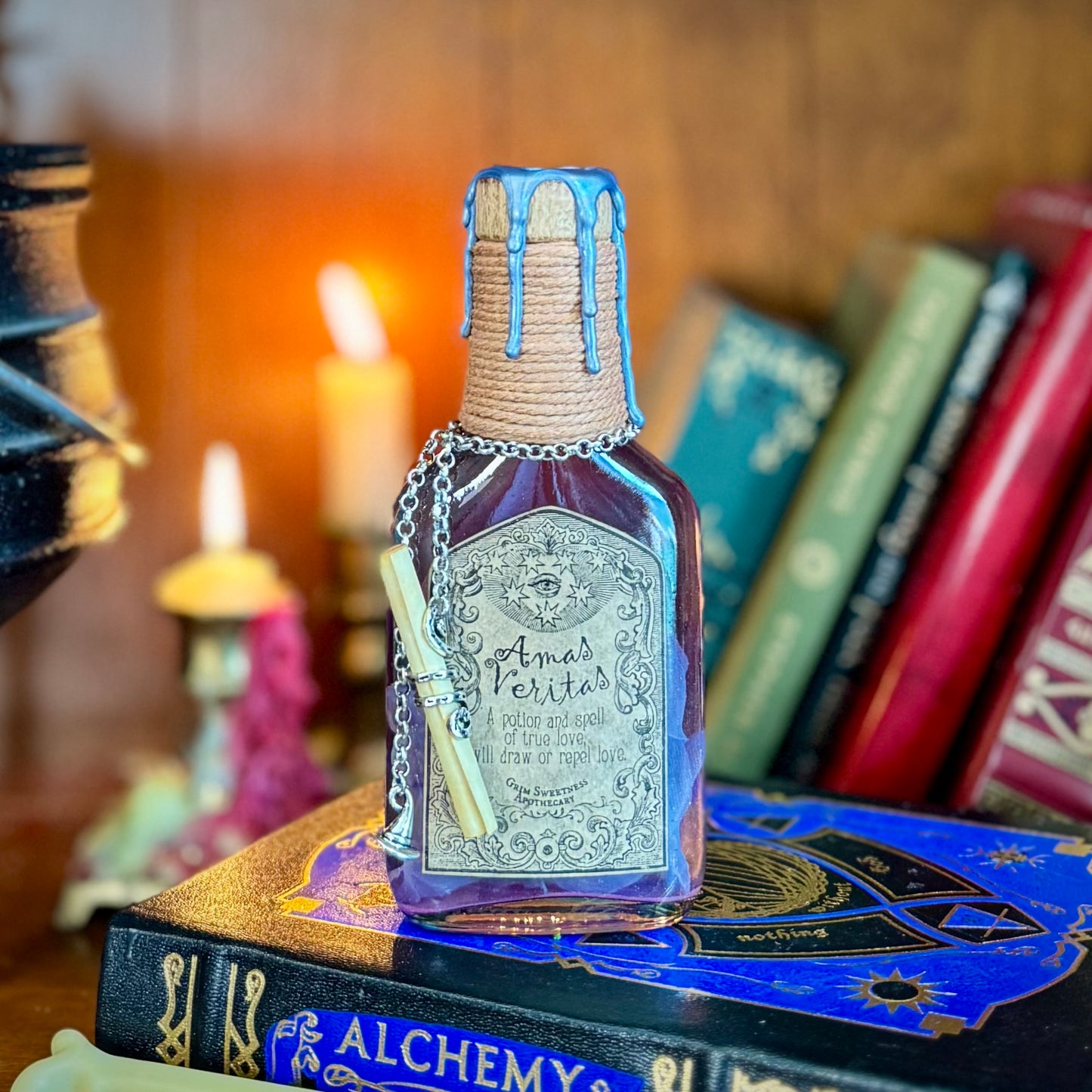 Amas Veritas, A Color Changing Love Potion and Spell Prop